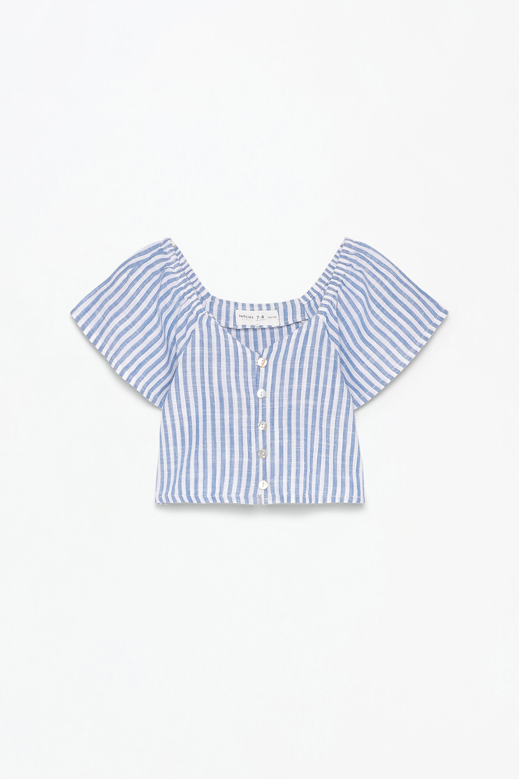 Top denim leve