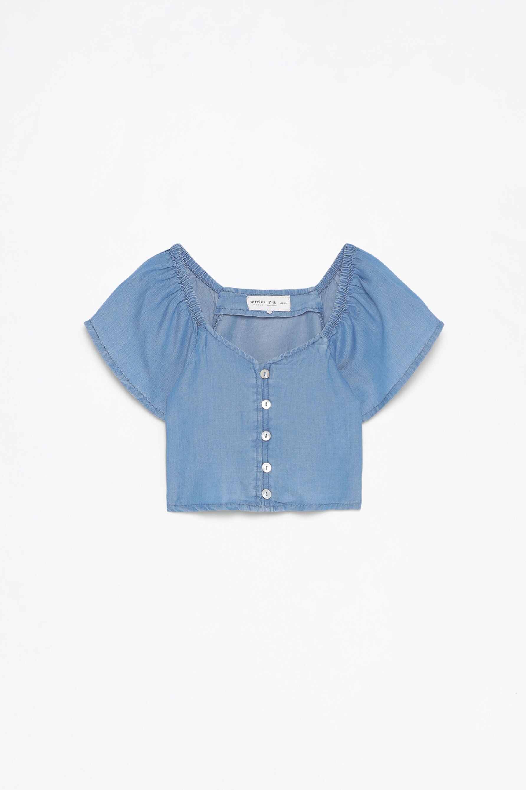 Top denim leve