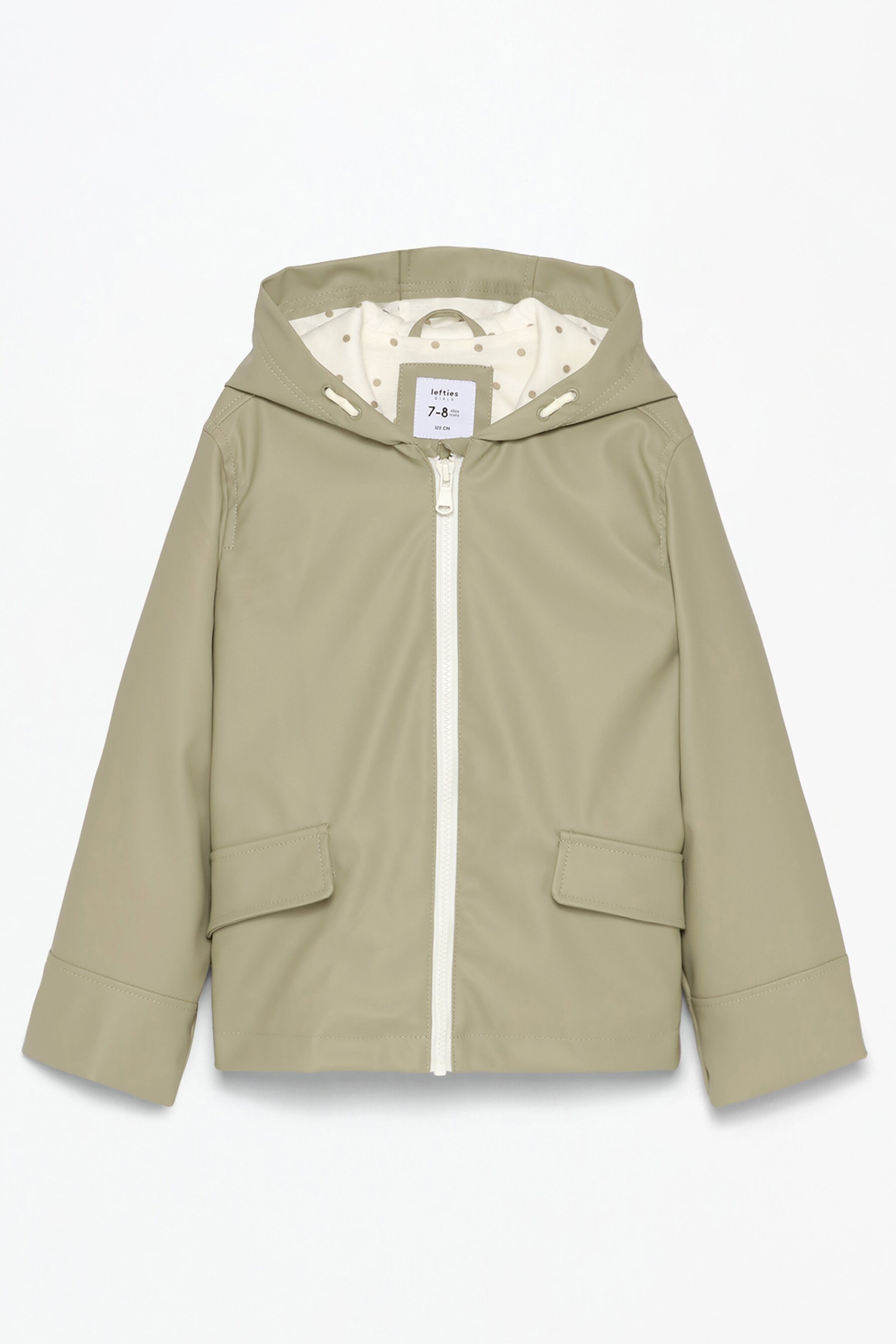 Parka efeito de caucho