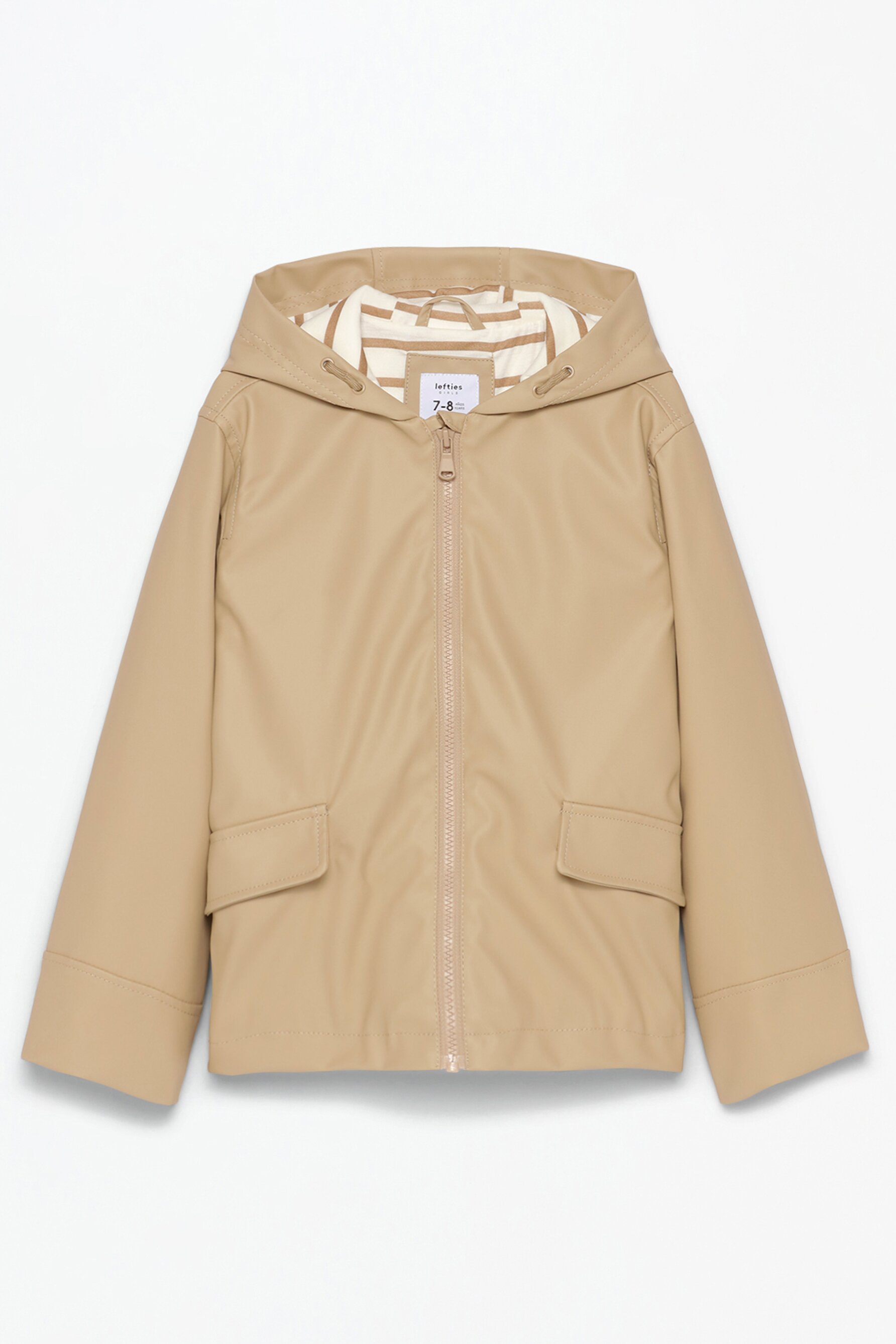Parka efeito de caucho