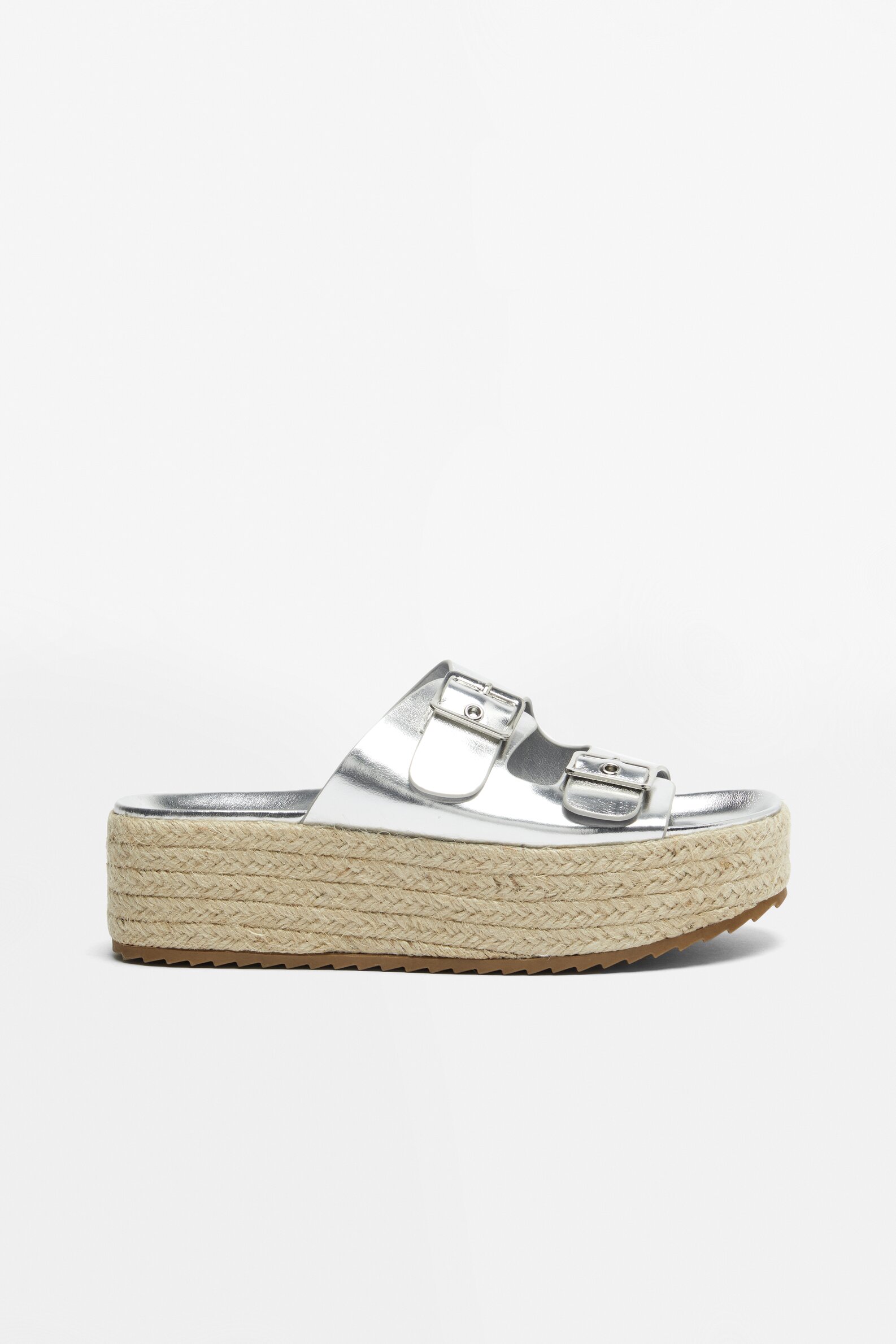 Buckled platform sandals
