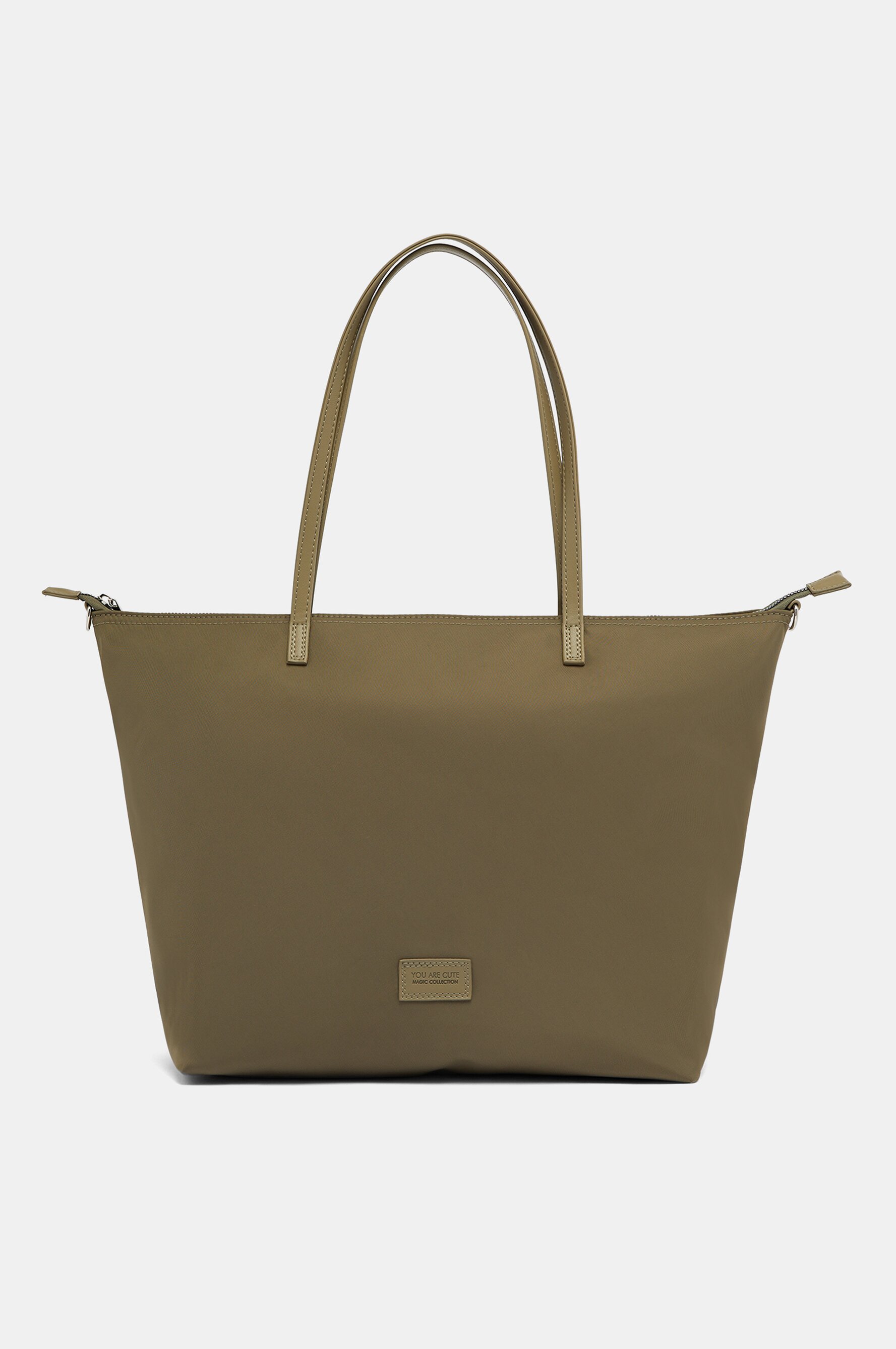 Medium nylon shopper bag