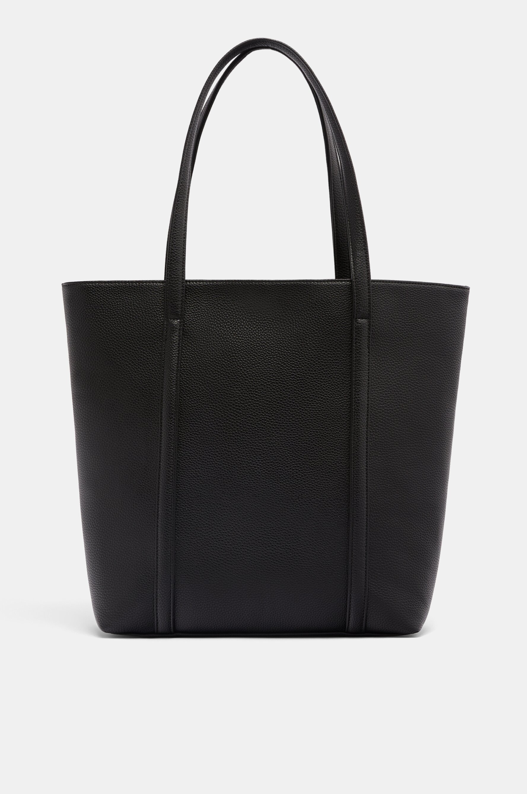 Textured shopper bag
