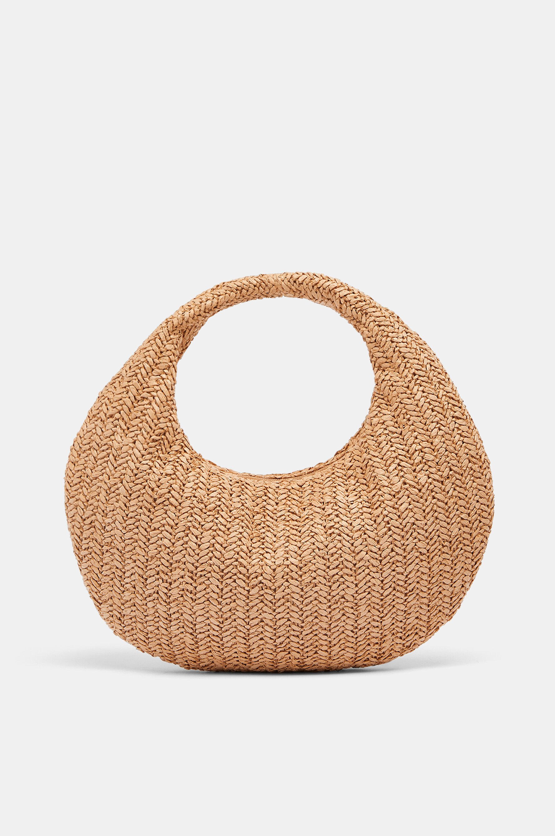 Bolso redondo natural