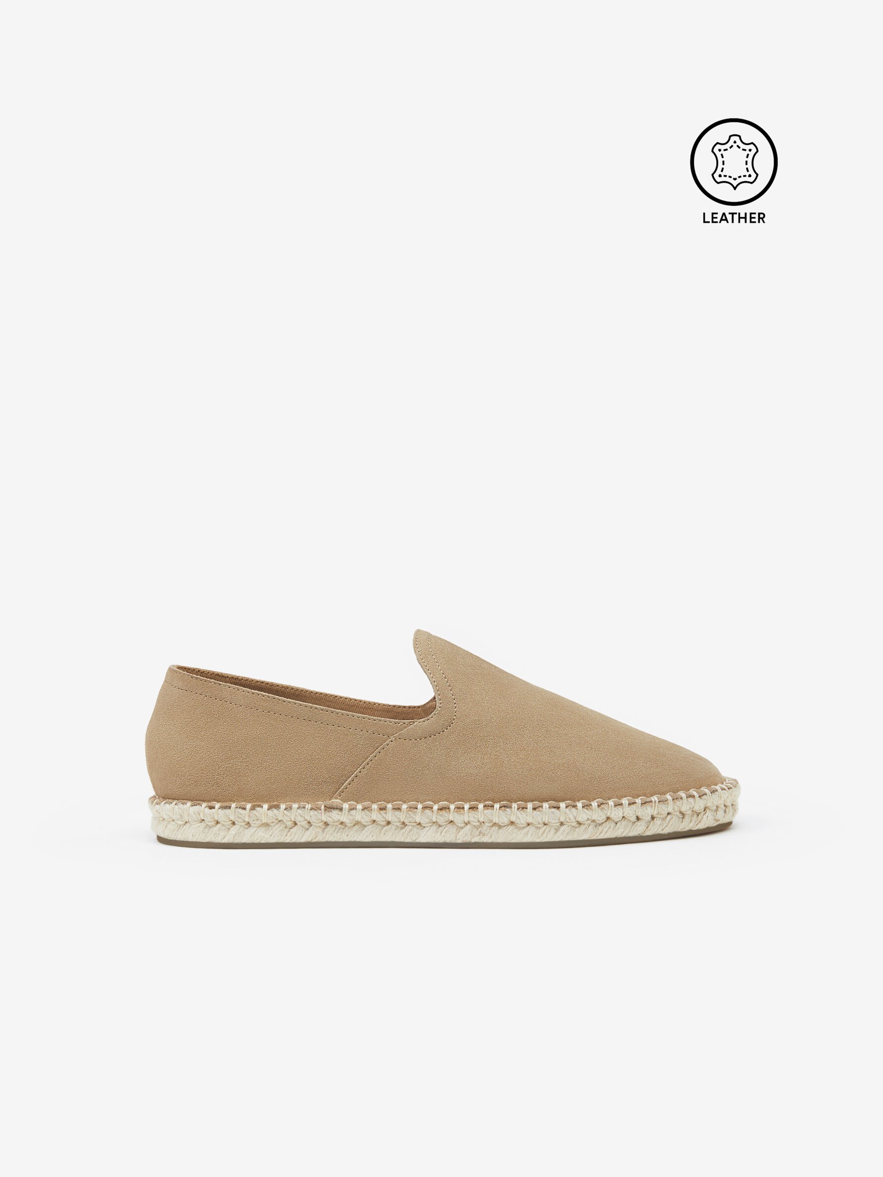 Leather espadrilles