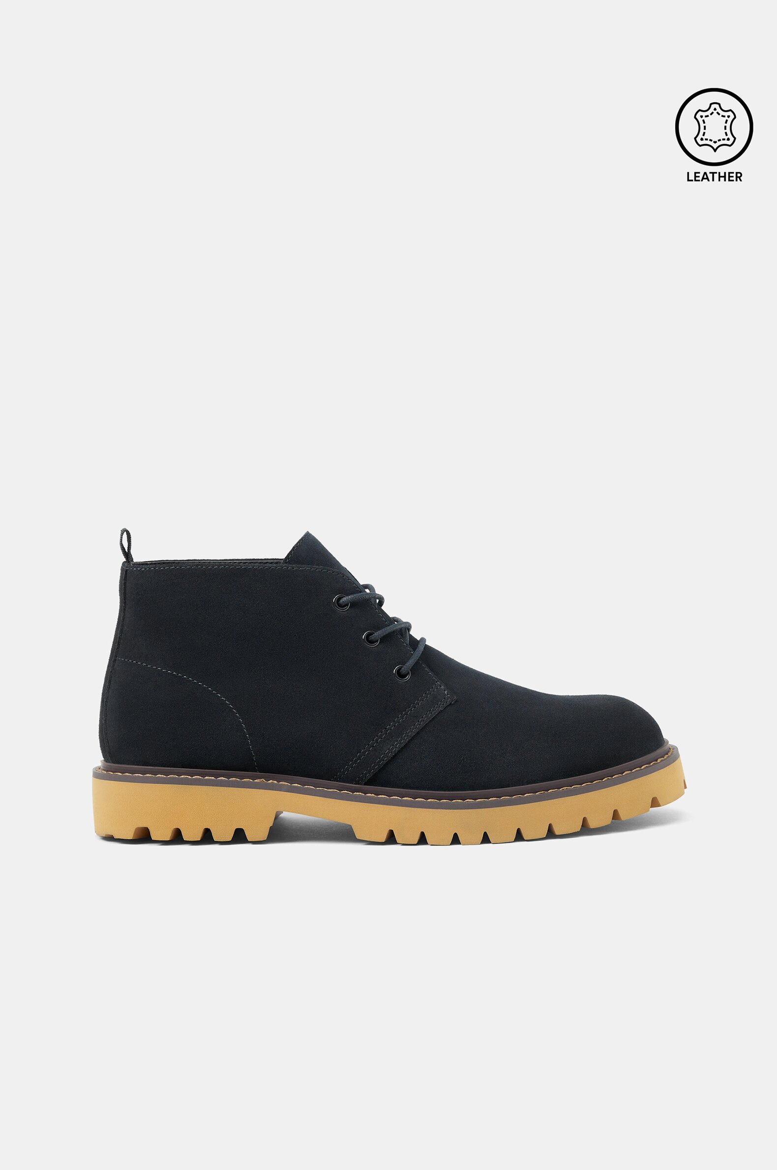 Leather ankle boots