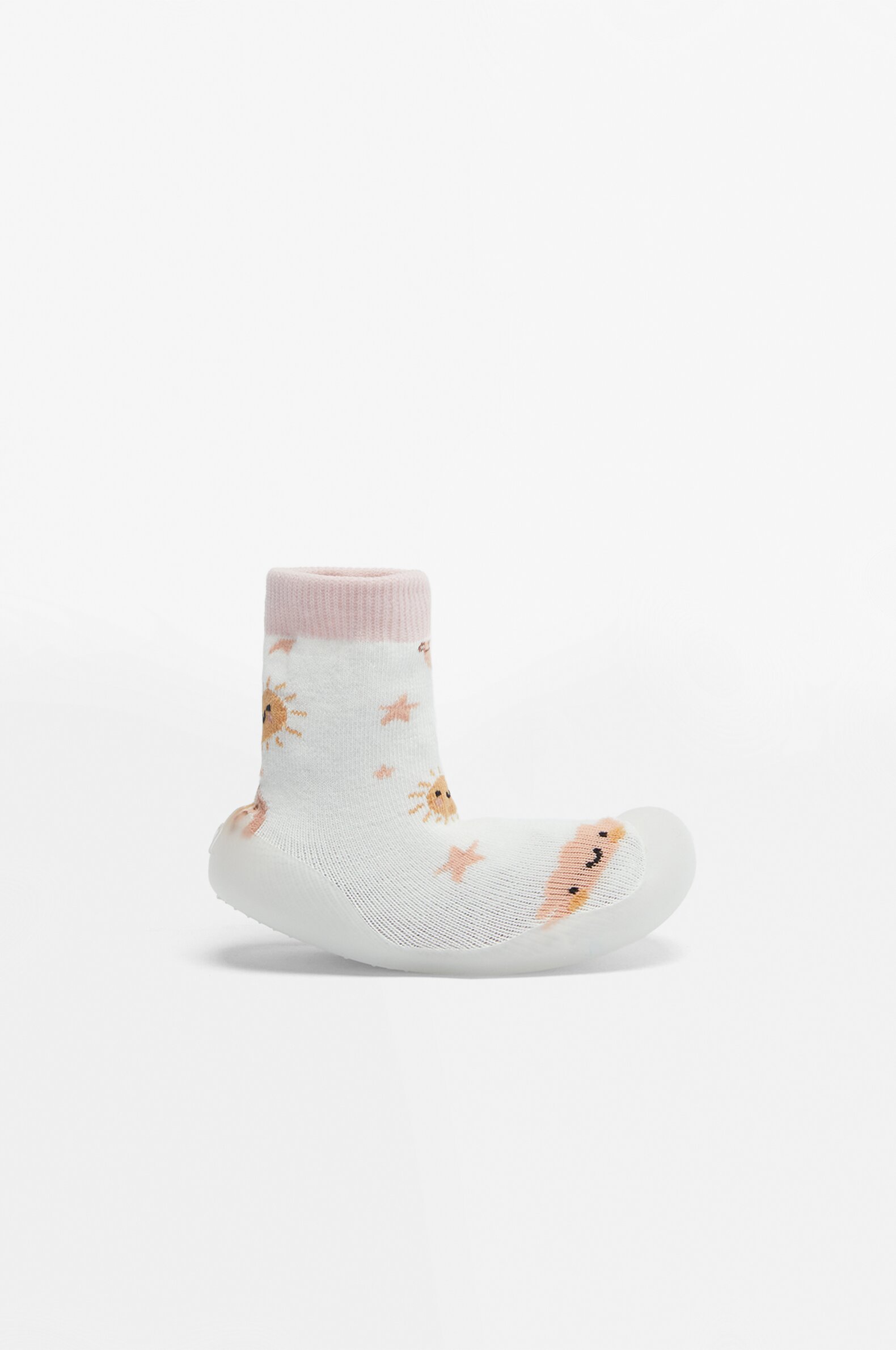 Planet sock-style slippers