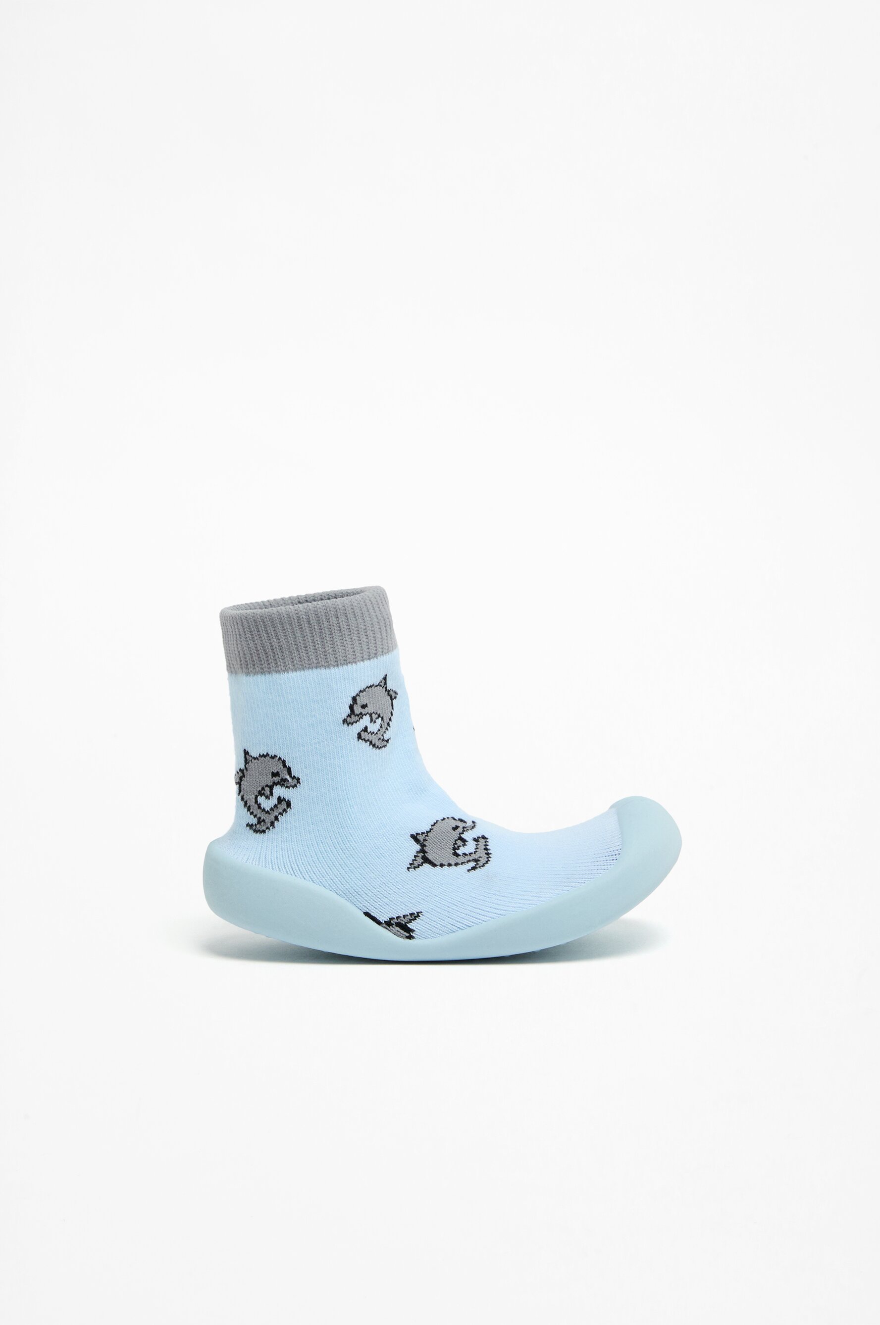 Botas-meia com golfinhos