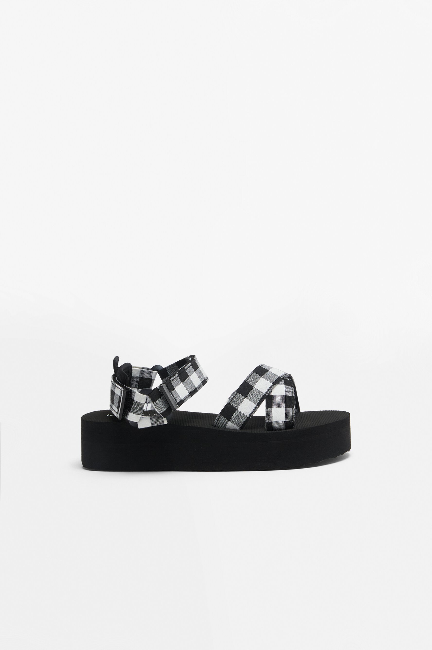 Sandalia plataforma vichy