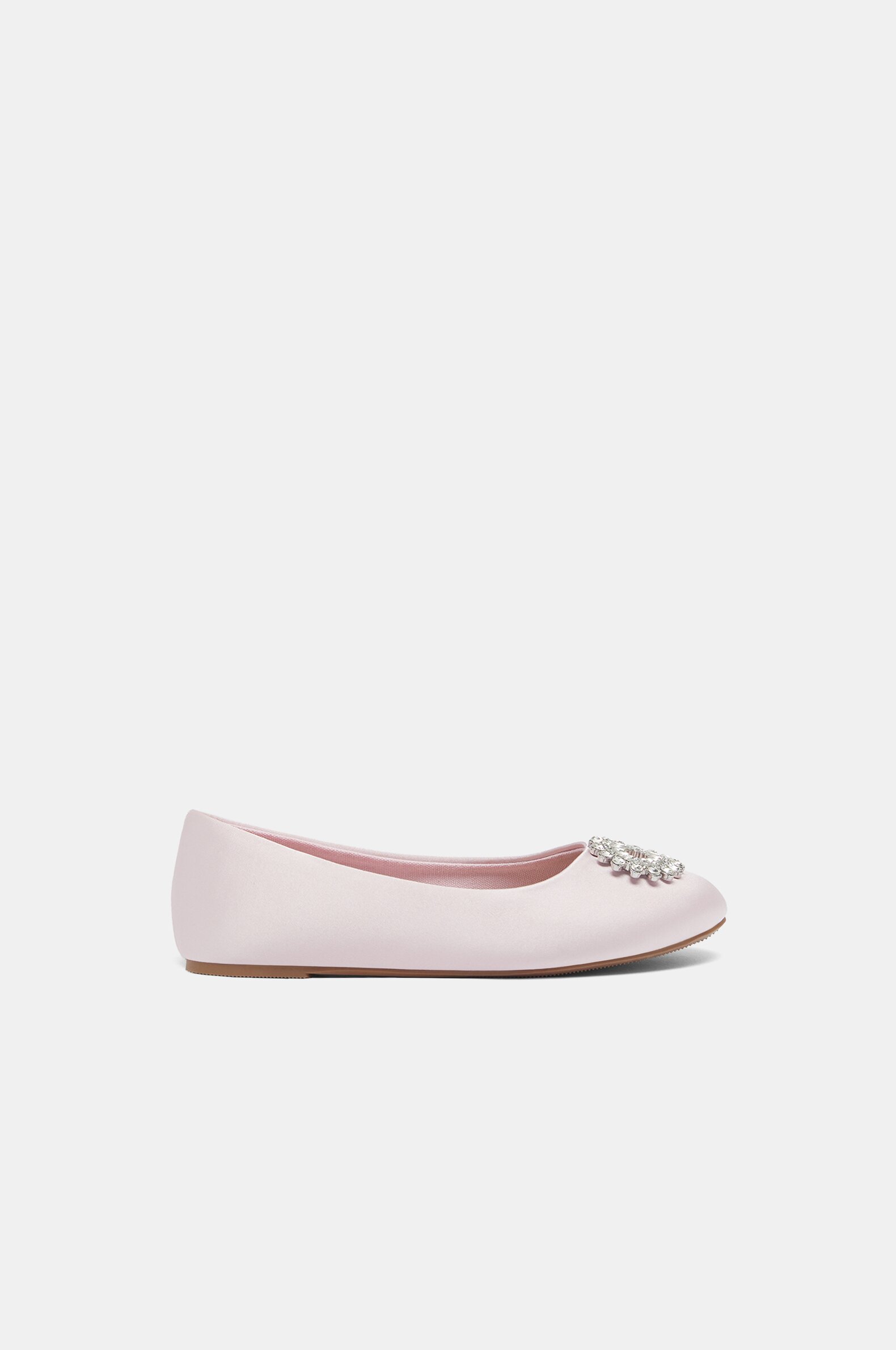 Rhinestone ballet flats.