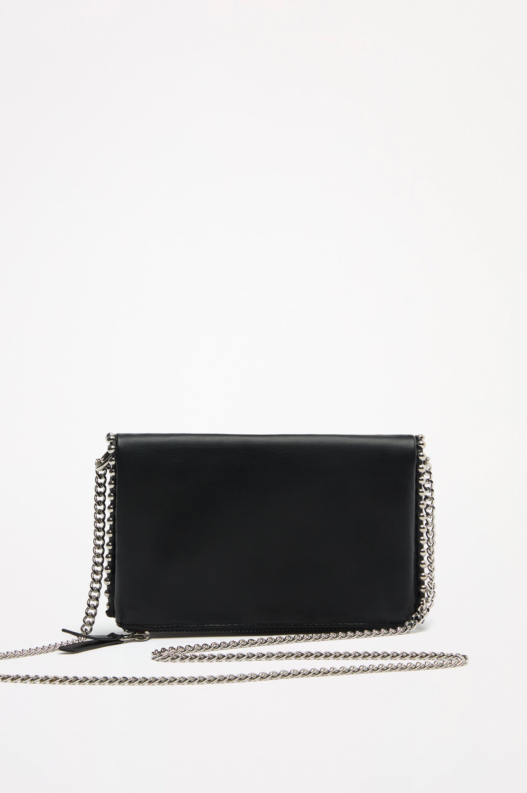 Crossbody bag with flap and details