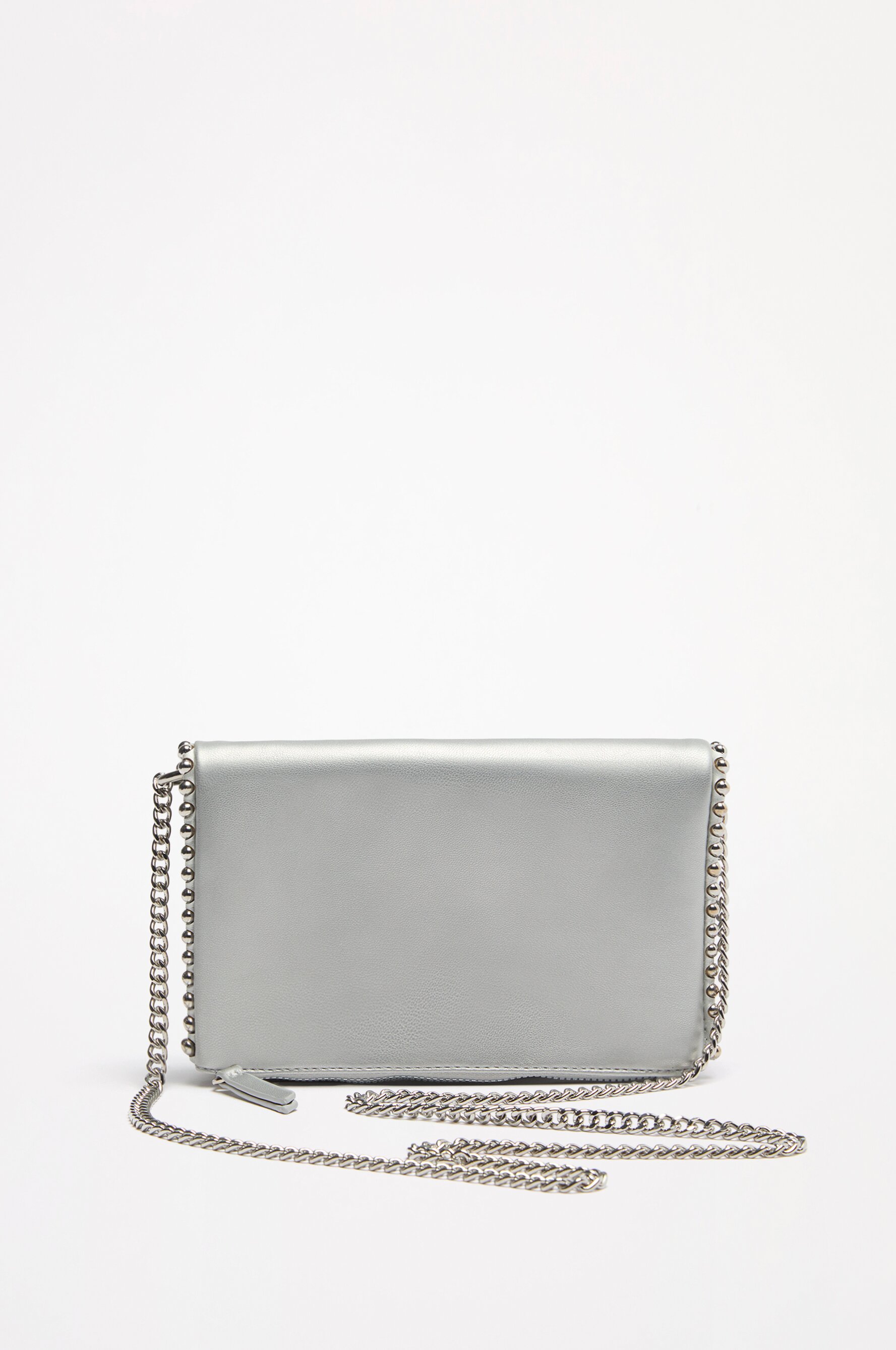 Crossbody bag with flap and details