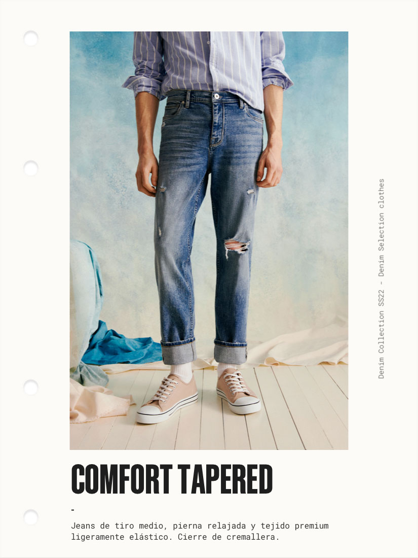 Vaqueros confort slim de hombre | Lefties Nueva Colección