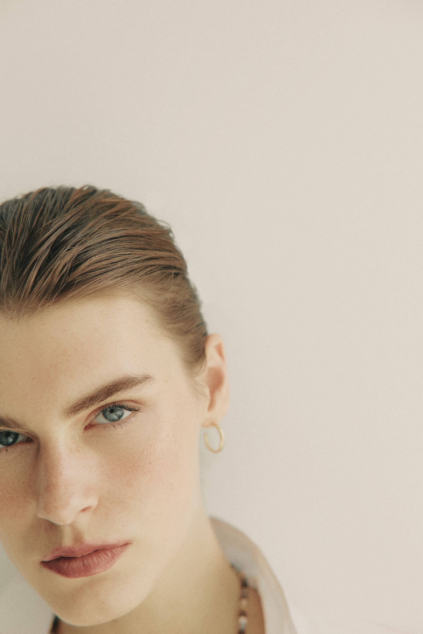 Pack of 6 pairs of hoop earrings — GOLD