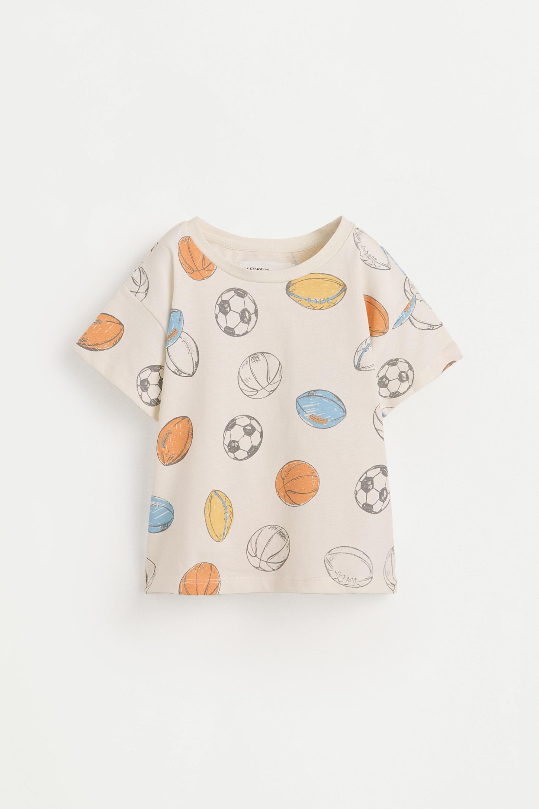 Striped short pyjamas — ECRU