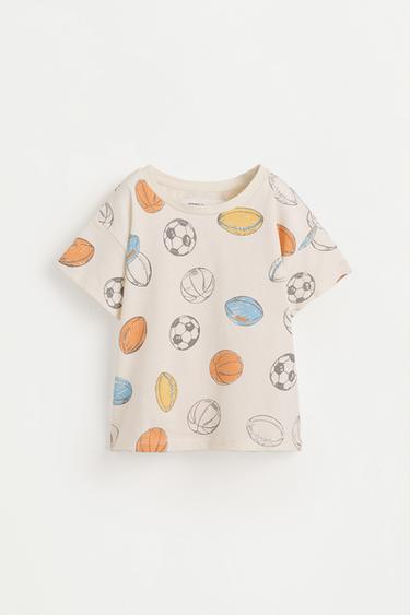 Striped short pyjamas — ECRU 2