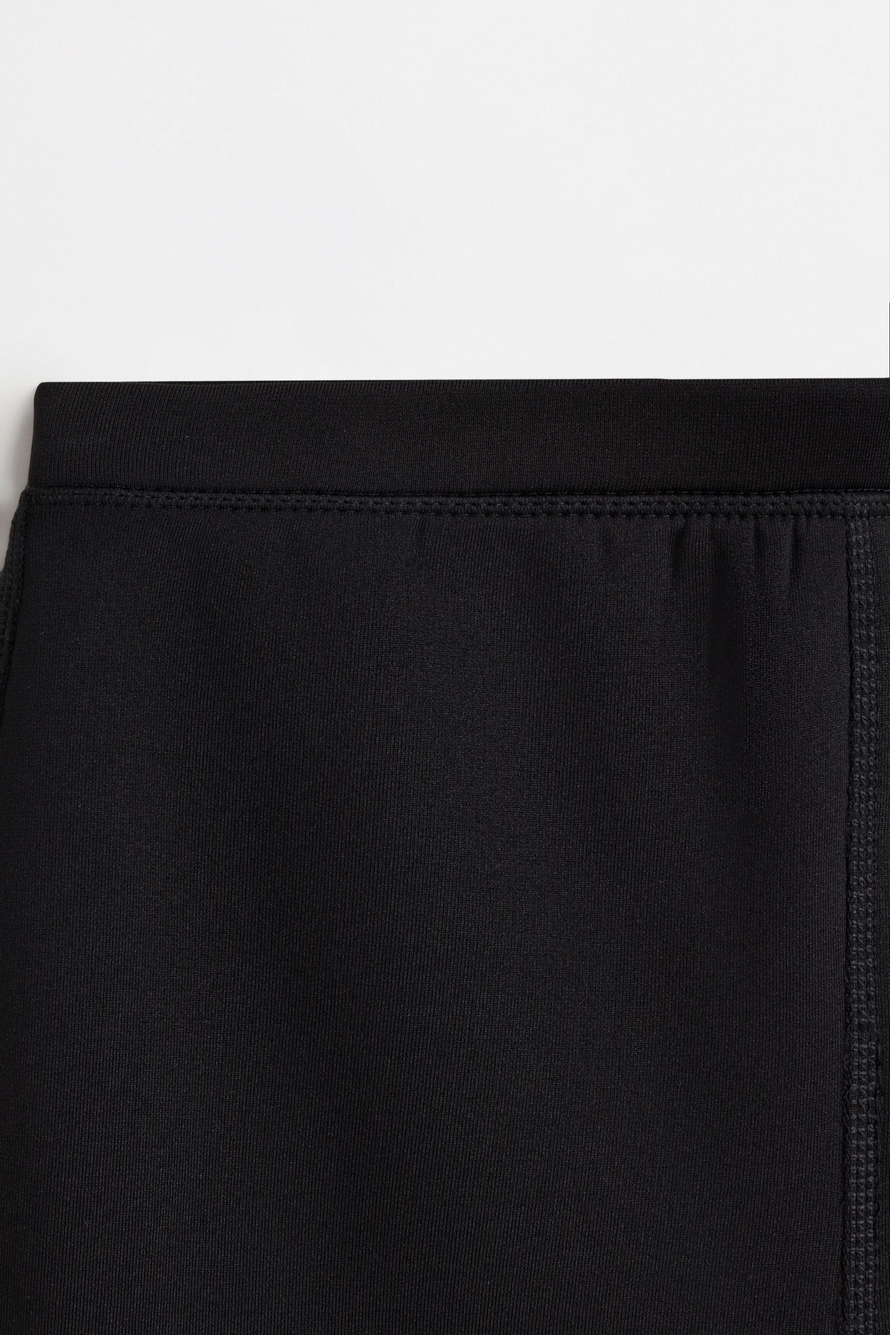 HEAVYWEIGHT Thermal Bell Bottom Leggings — BLACK