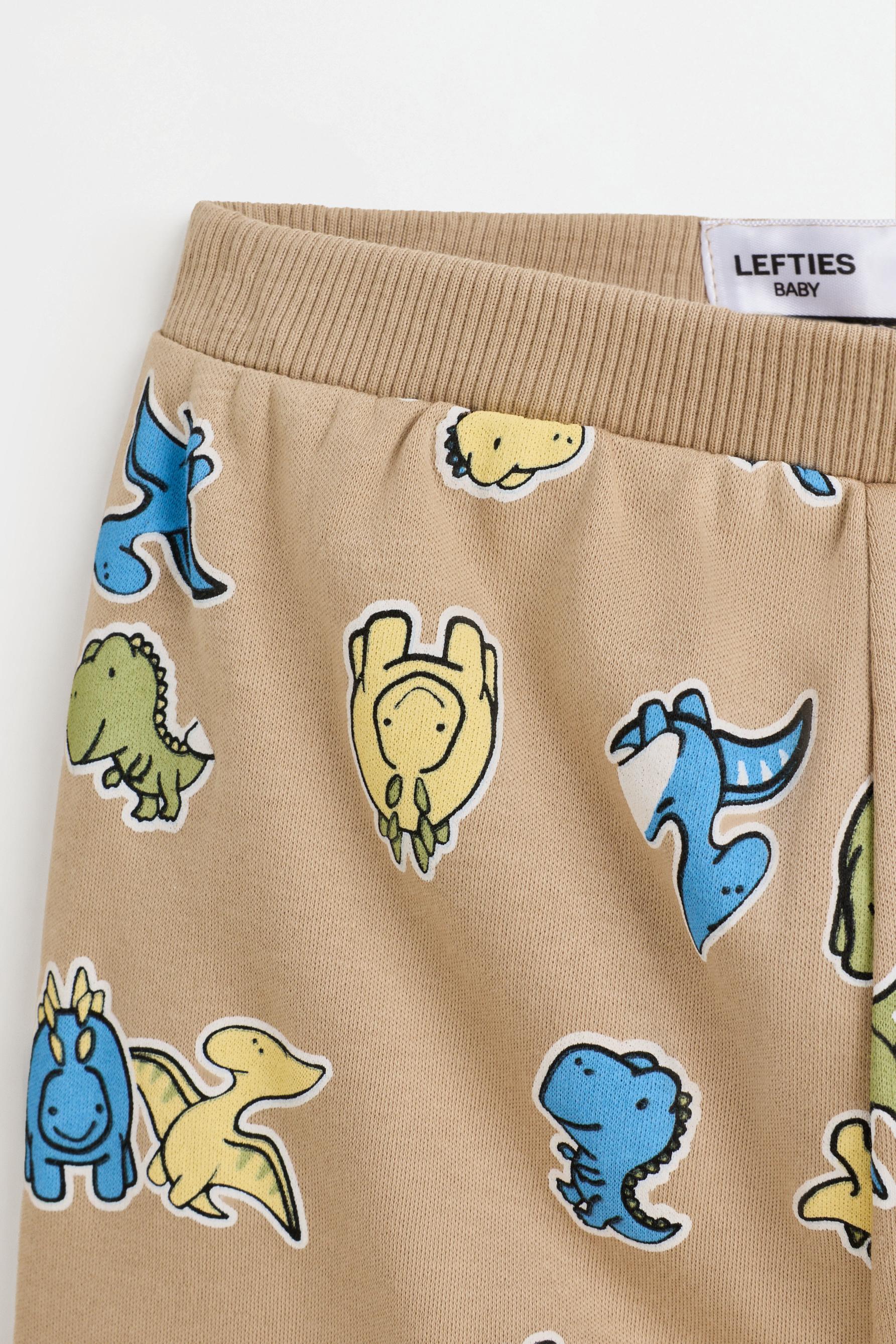 Pack of 2 printed long pyjamas — MEDIUM GREEN
