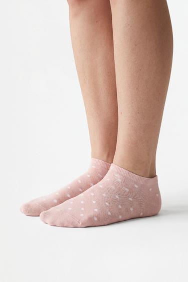 7-Pack of contrast ankle socks — BEIGE MARL 3
