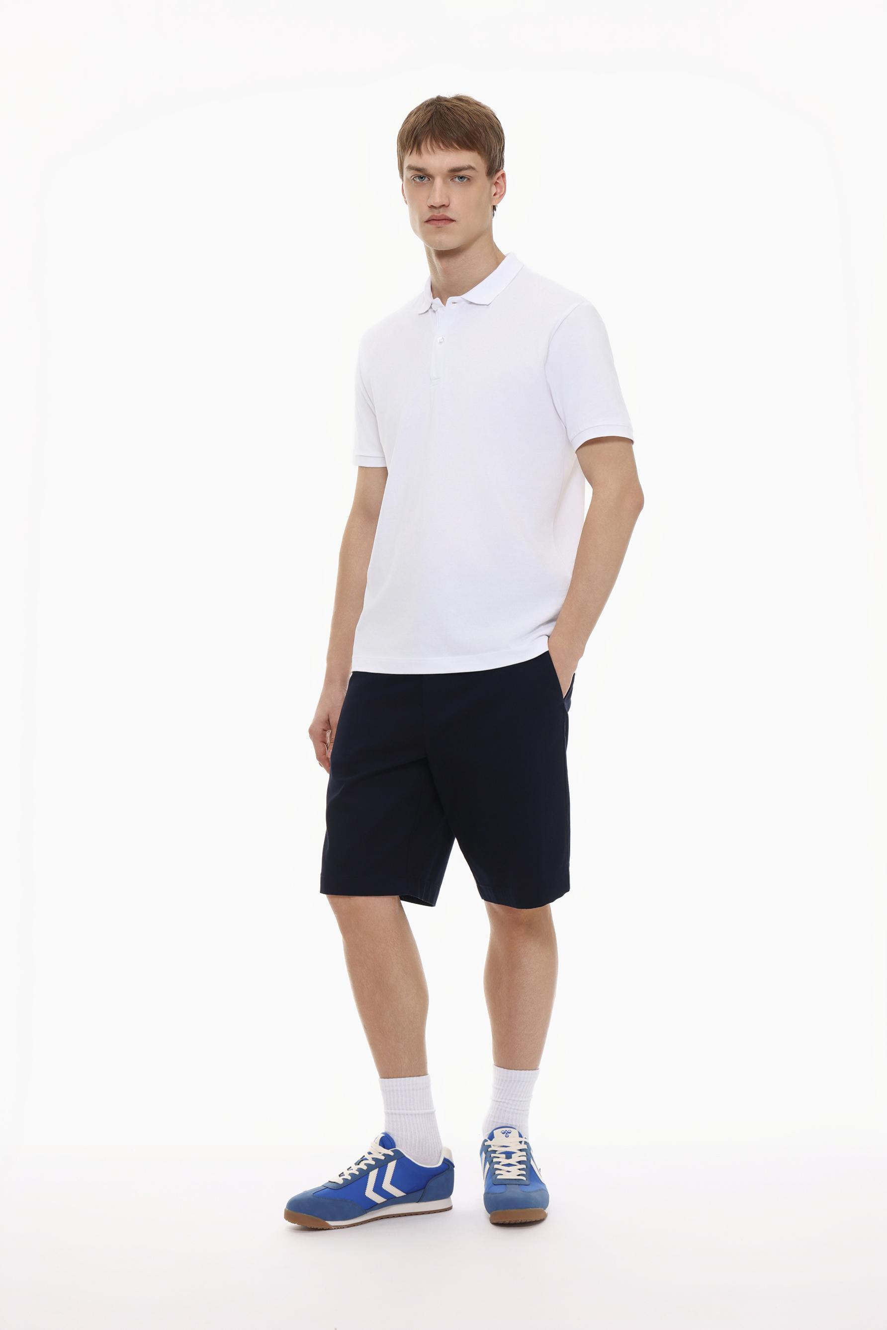 Basic polo shirt — WHITE