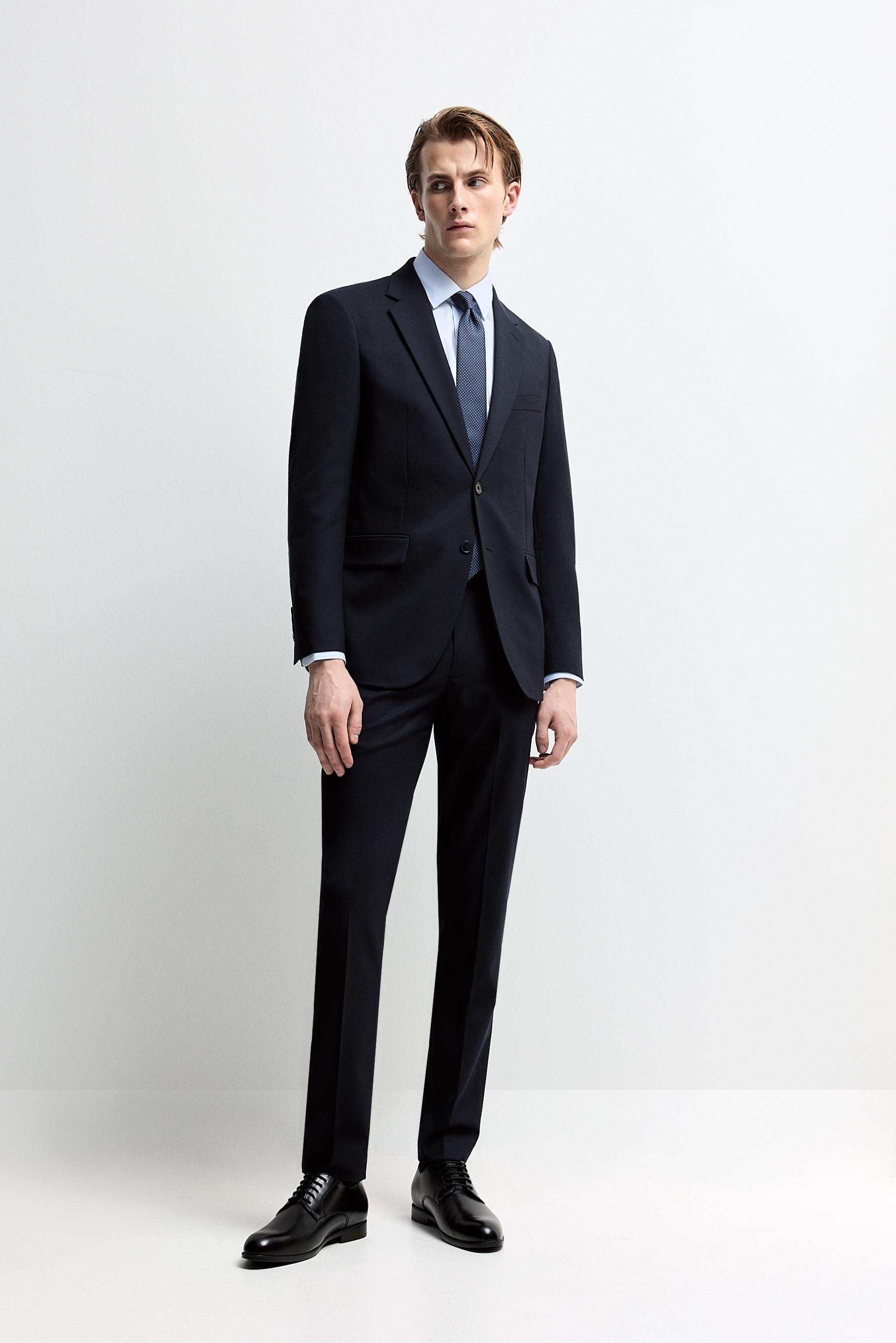 Pantalón traje slim fit