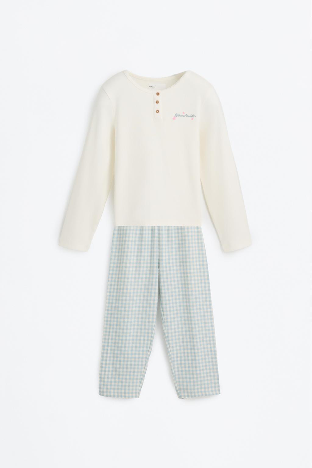Long contrast pyjamas
