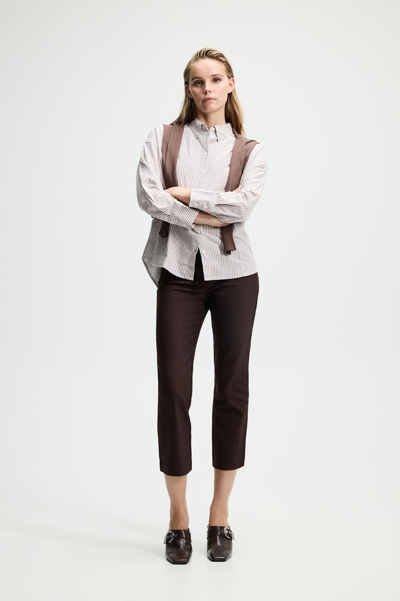 Bell bottom trousers — CHOCOLATE