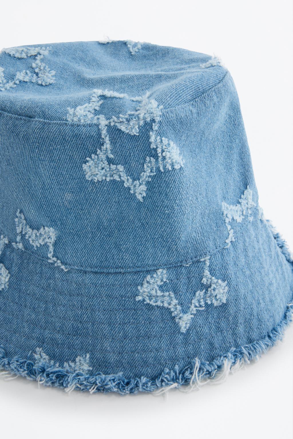 Bucket denim estrellas