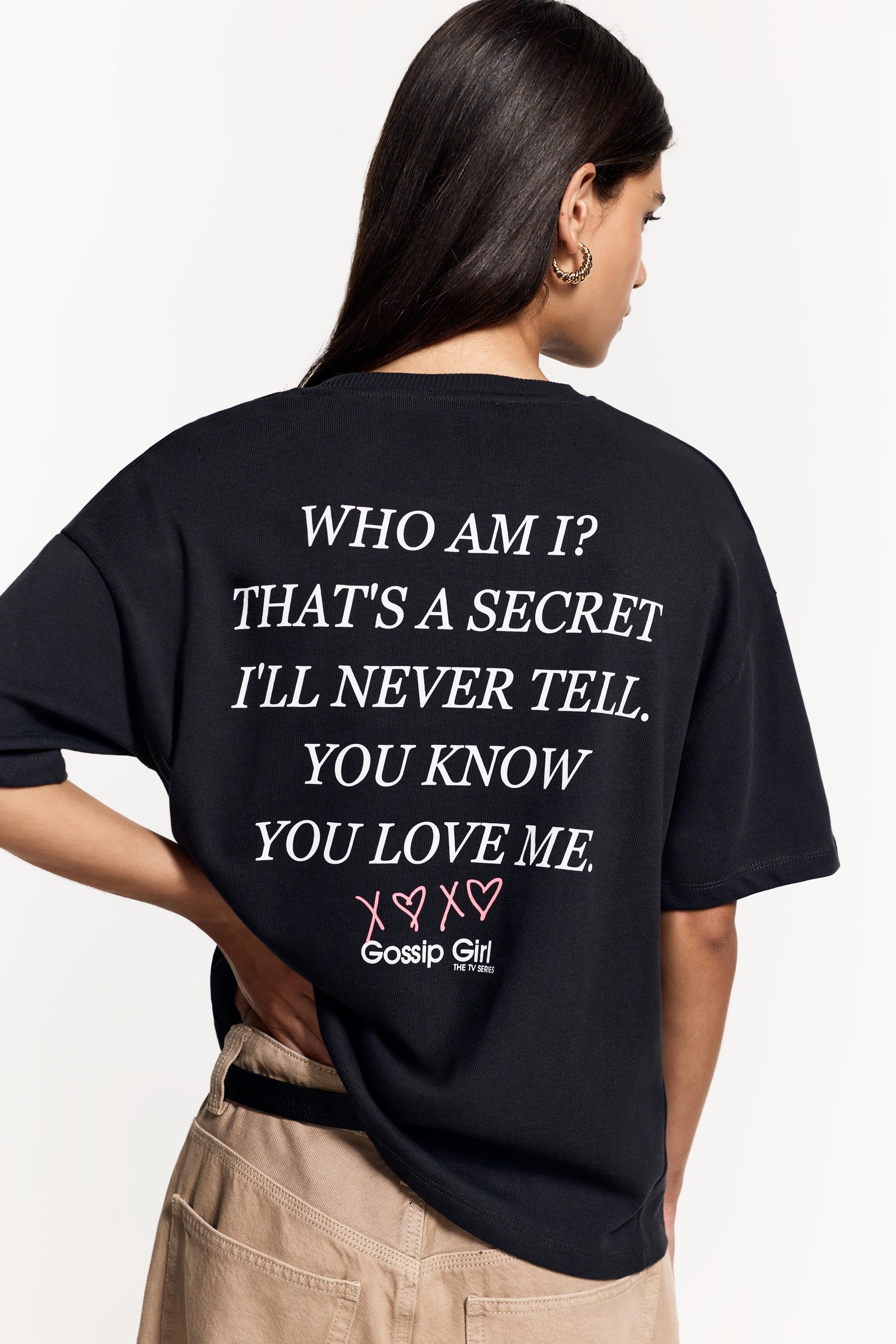 Gossip Girl ™Warner Bros T-shirt — BLACK