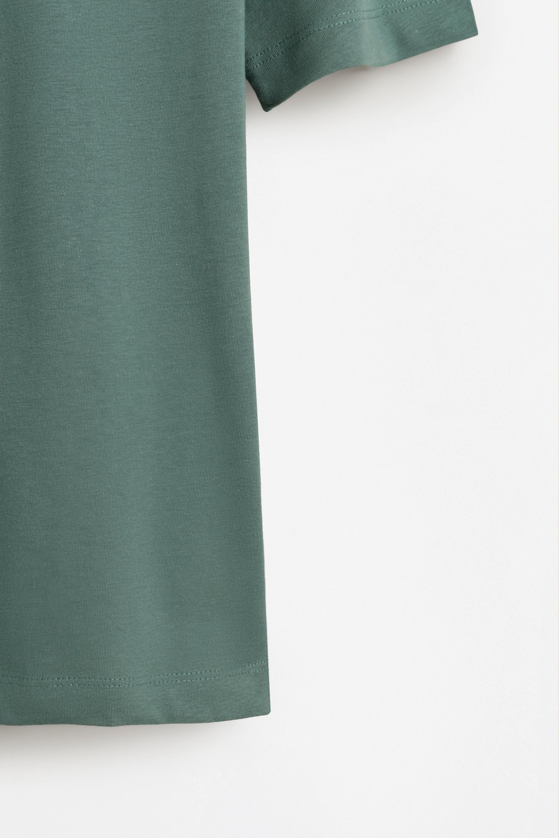 Printed T-shirt — GREENISH