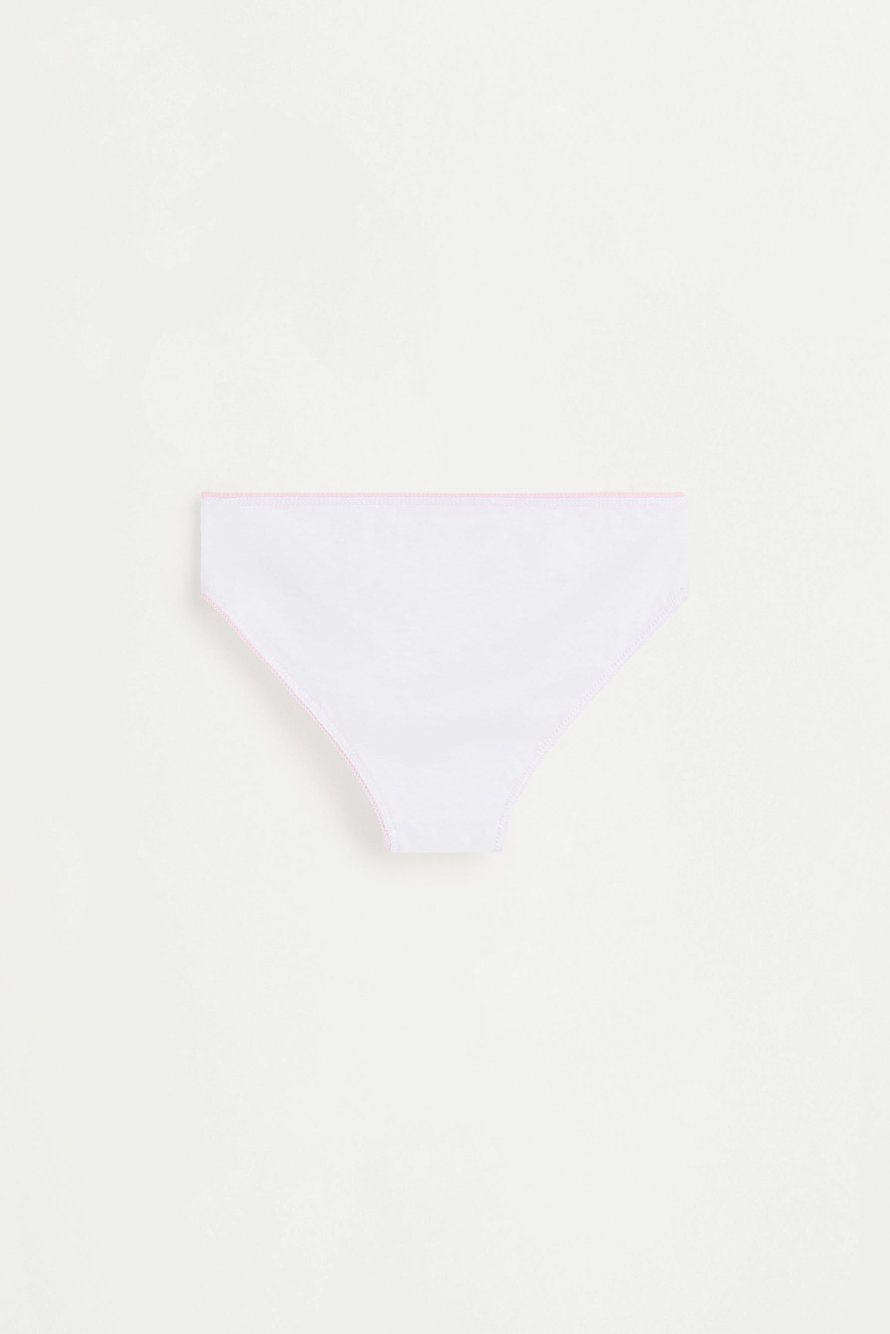 Assorted classic briefs (5-pack) — PINK/WHITE