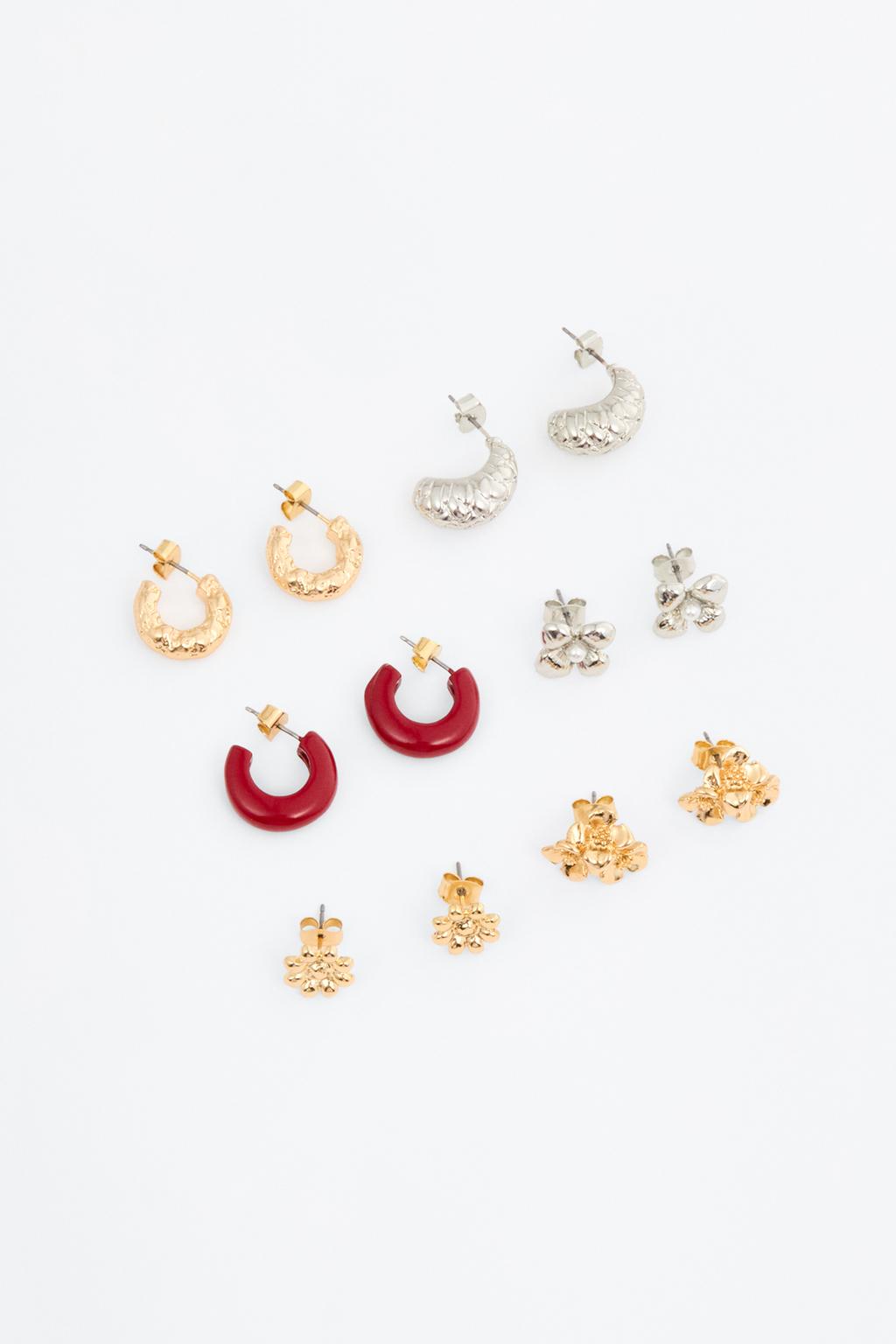 6-pack of assorted earrings