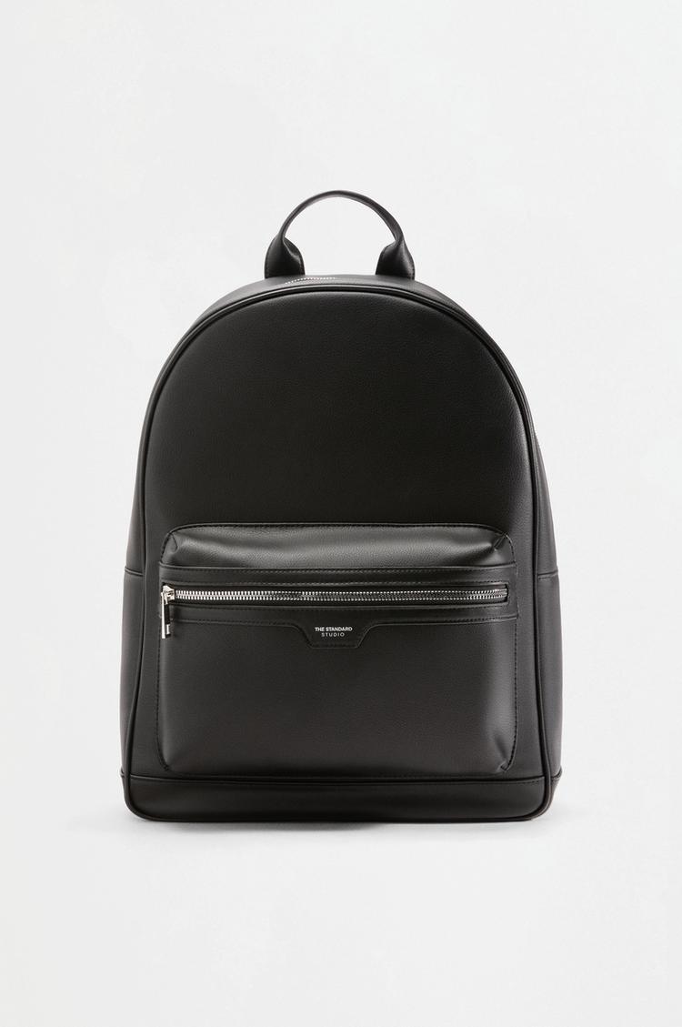Logo backpack — BLACK
