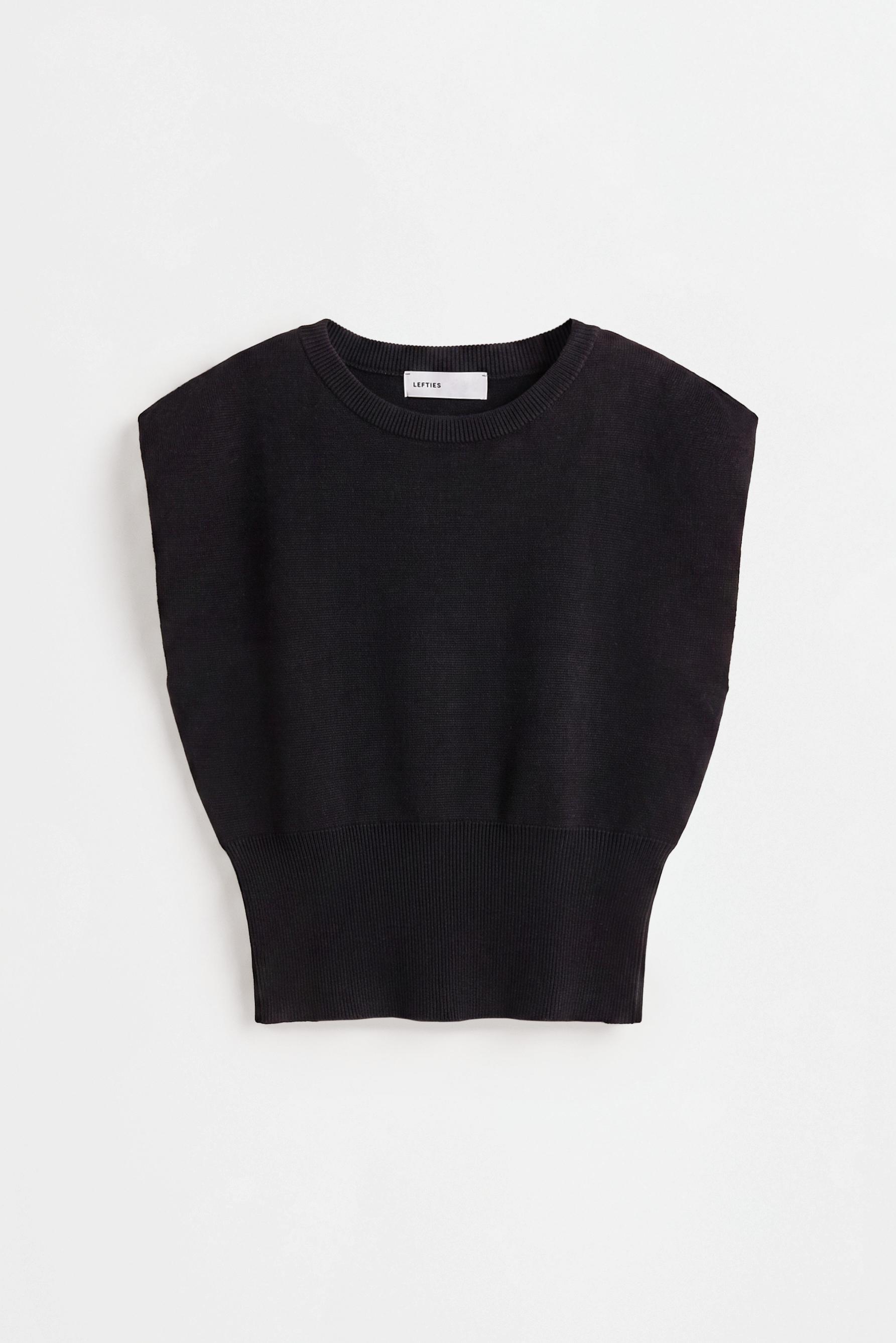 Voluminous top — BLACK