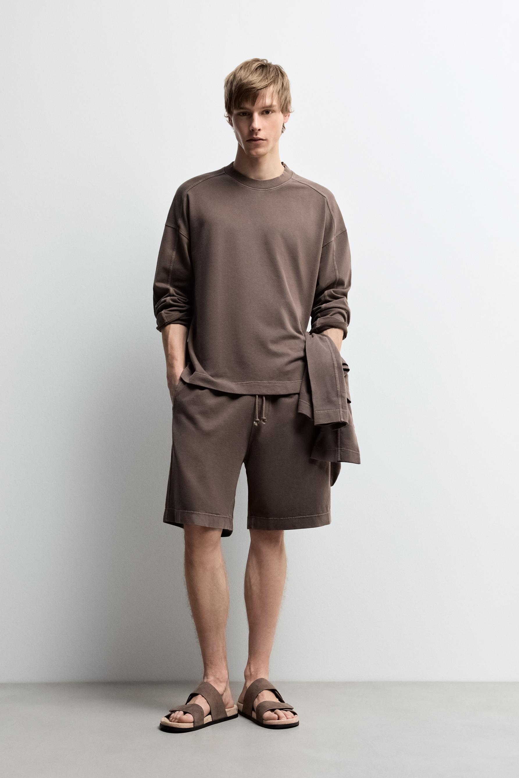 Bermuda chándal garment dye