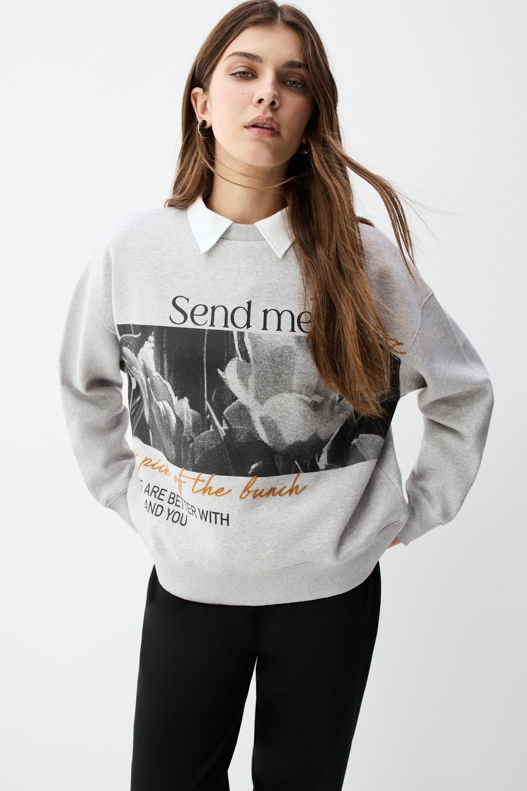Sudadera estampada