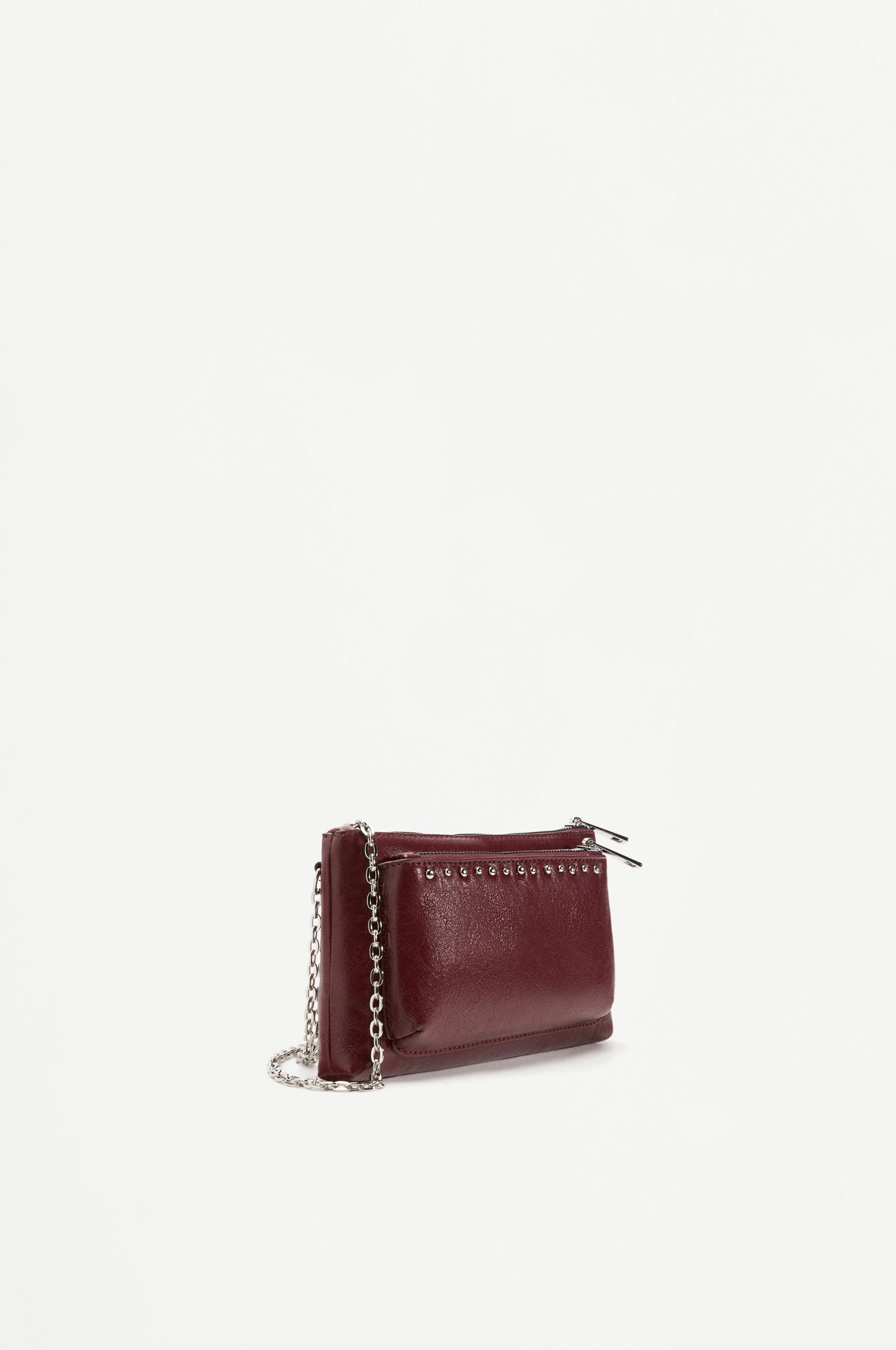 Crossbody bag — BURGUNDY