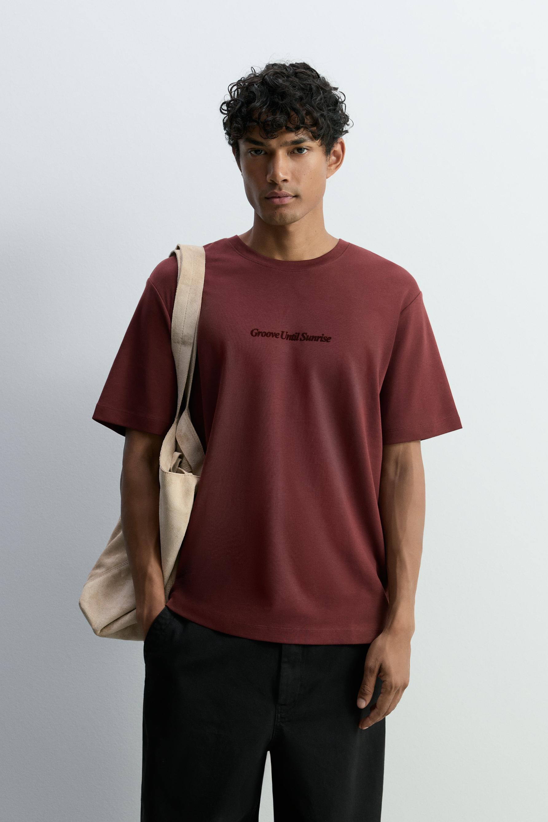 Camiseta interlock estampada