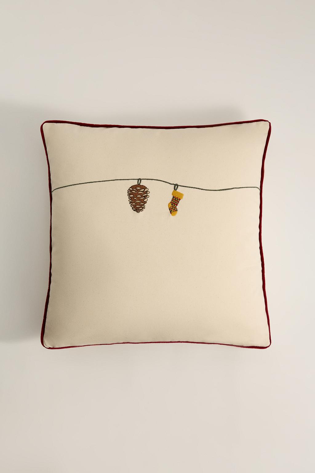 Funda de coxín motivos de Nadal 50 x 50 cm