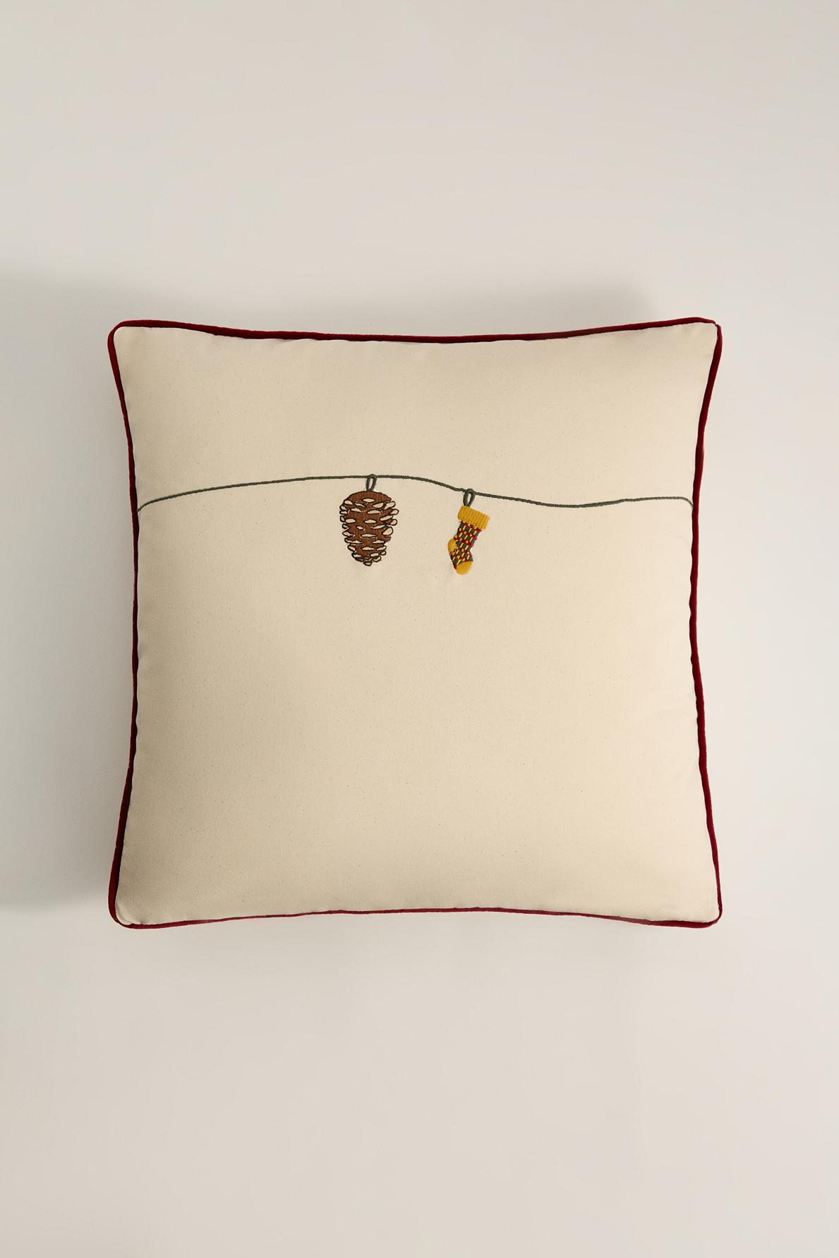 Funda de cojín motivos navideños 50 x 50 cm