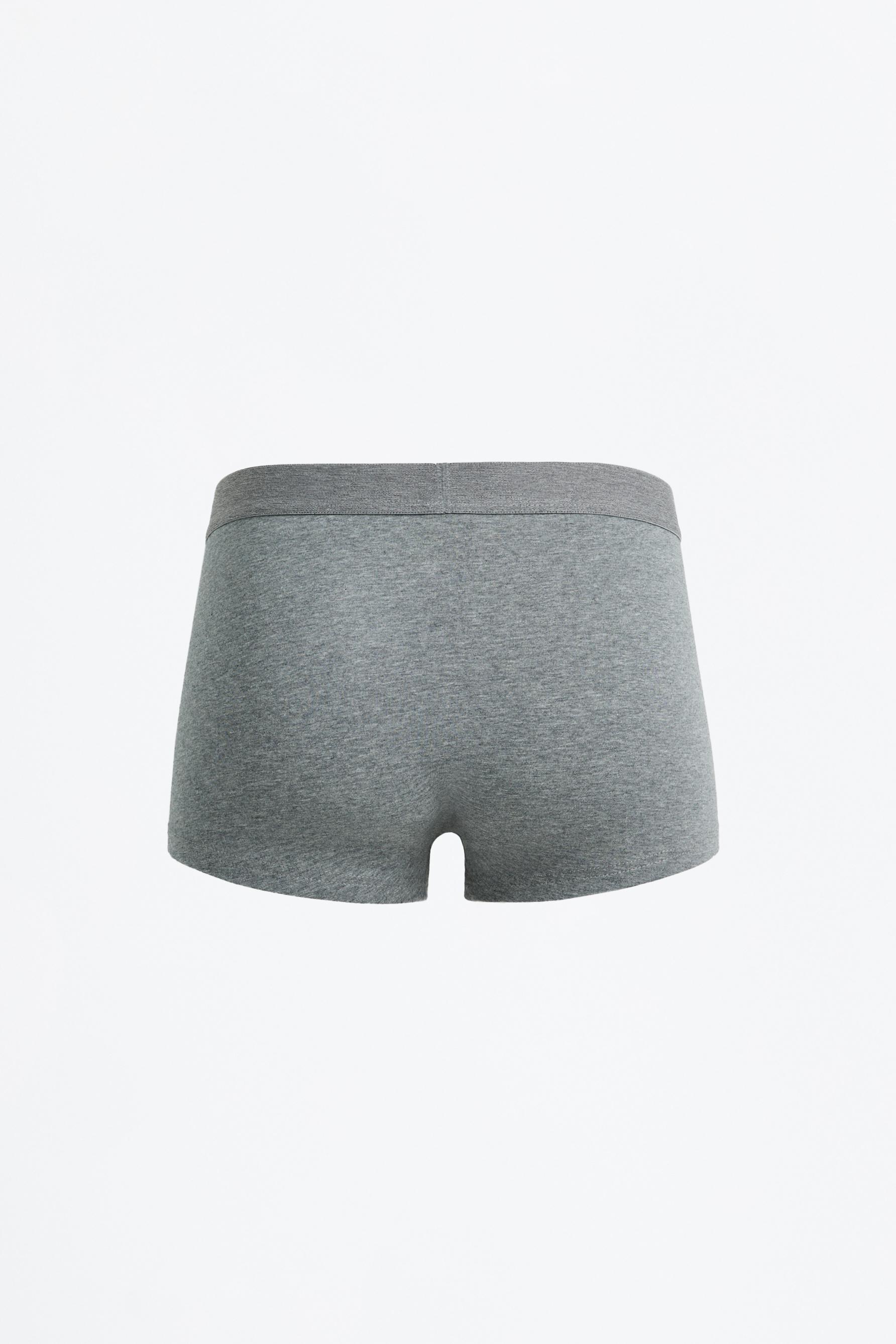 Basic Boxers (3-Pack) — GREY MARL