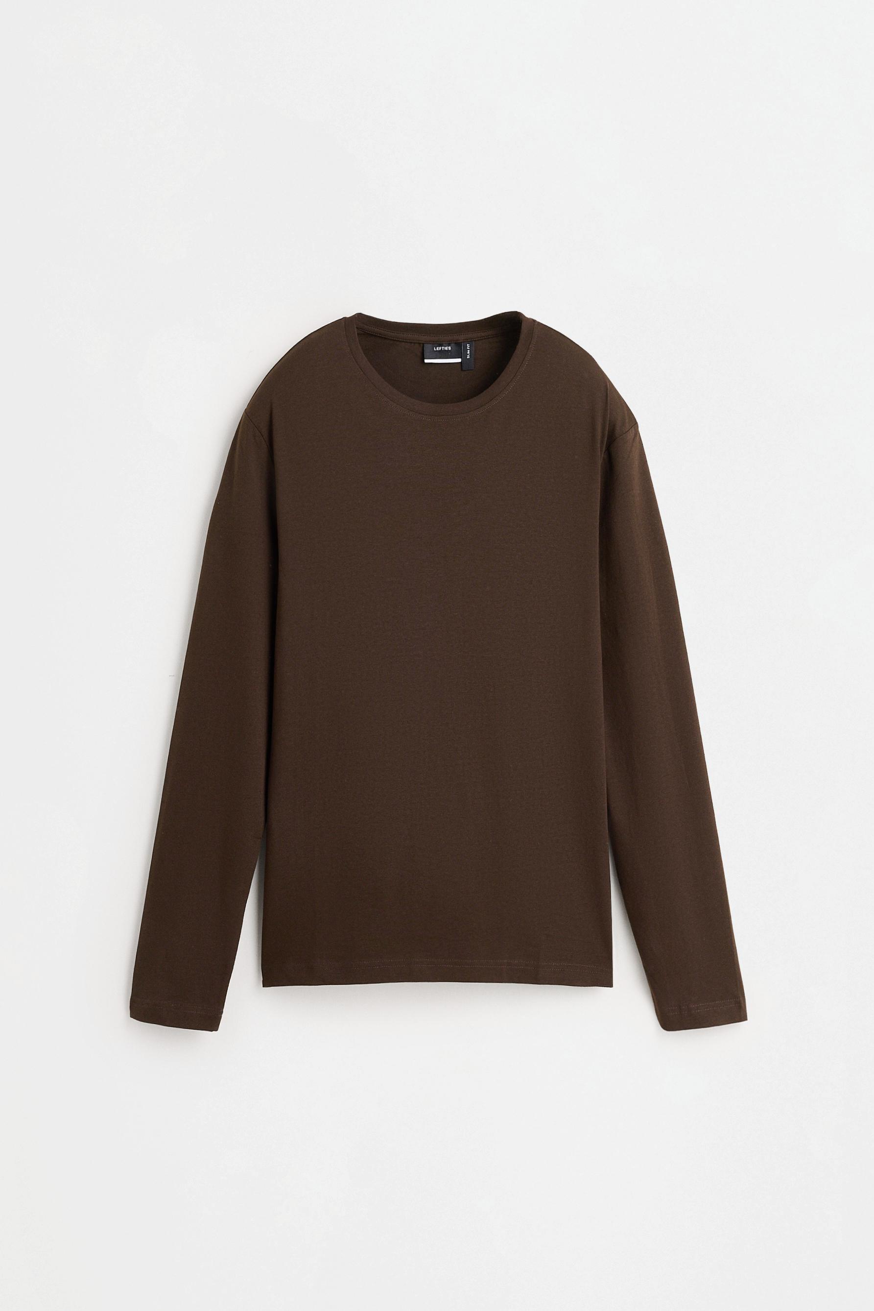 3-pack of long sleeve T-shirts — CHOCOLATE