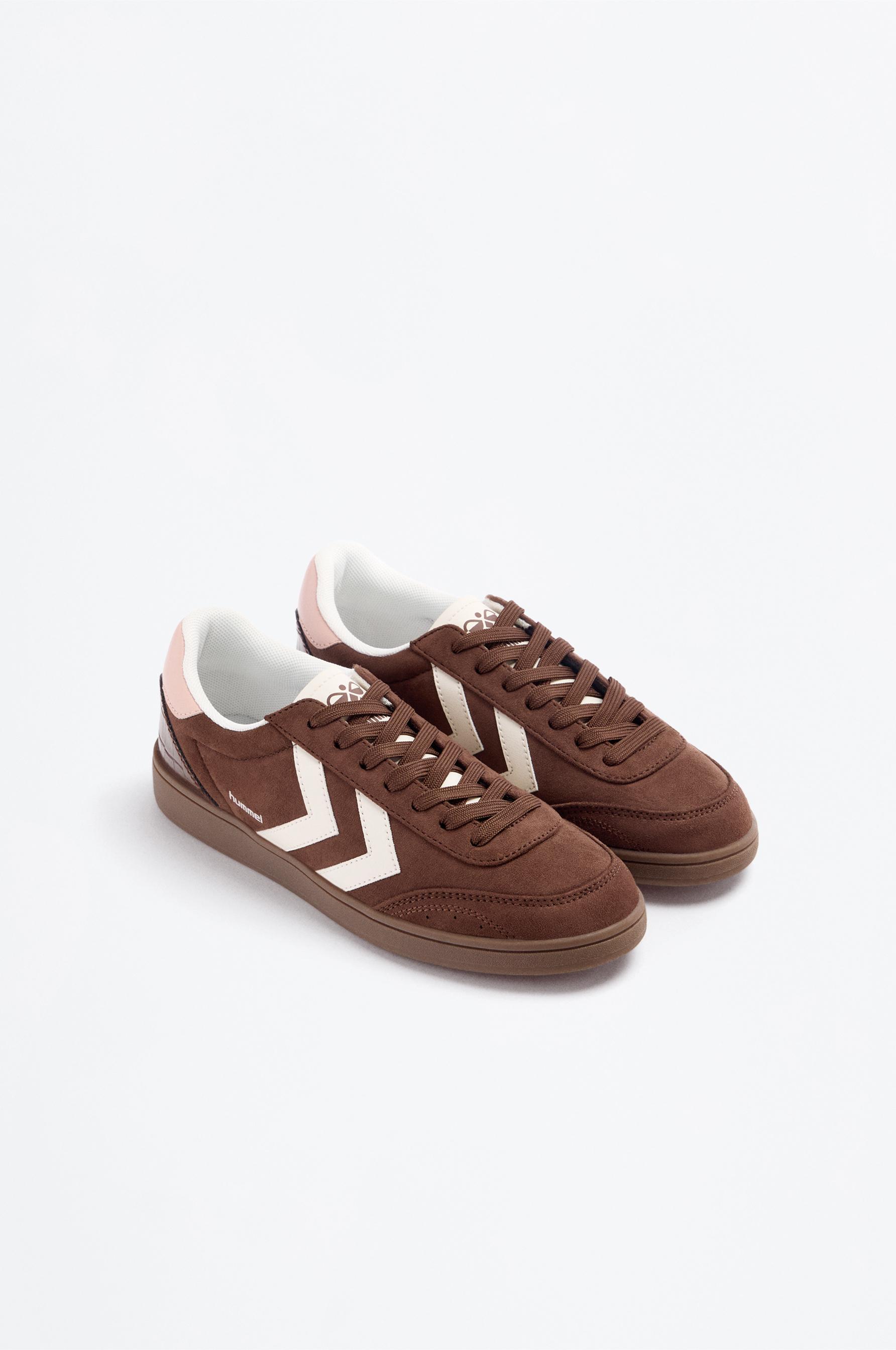 Lefties Kahverengi Lefties Hummel retro spor ayakkabı