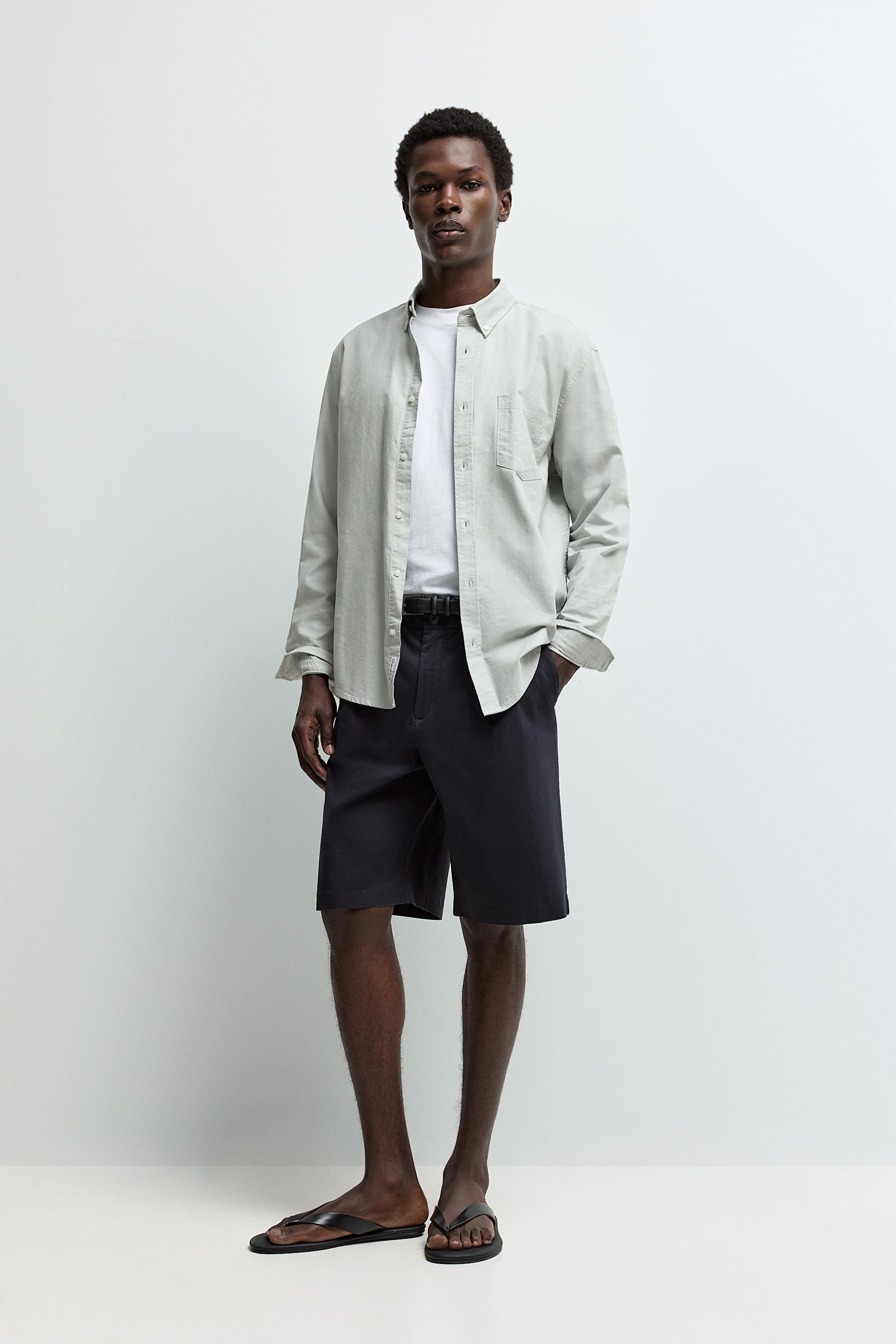 Oxford shirt — WATER GREEN
