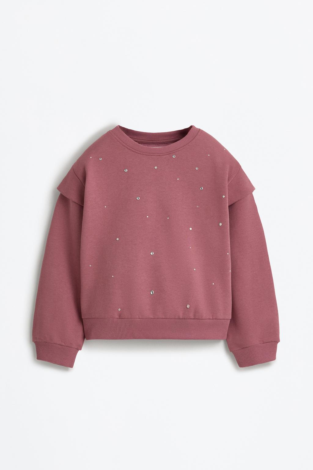 Sparkly appliqué sweatshirt
