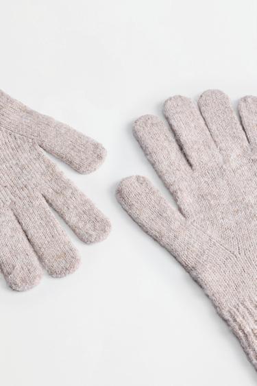 Basic knit gloves — BEACH SAND 4