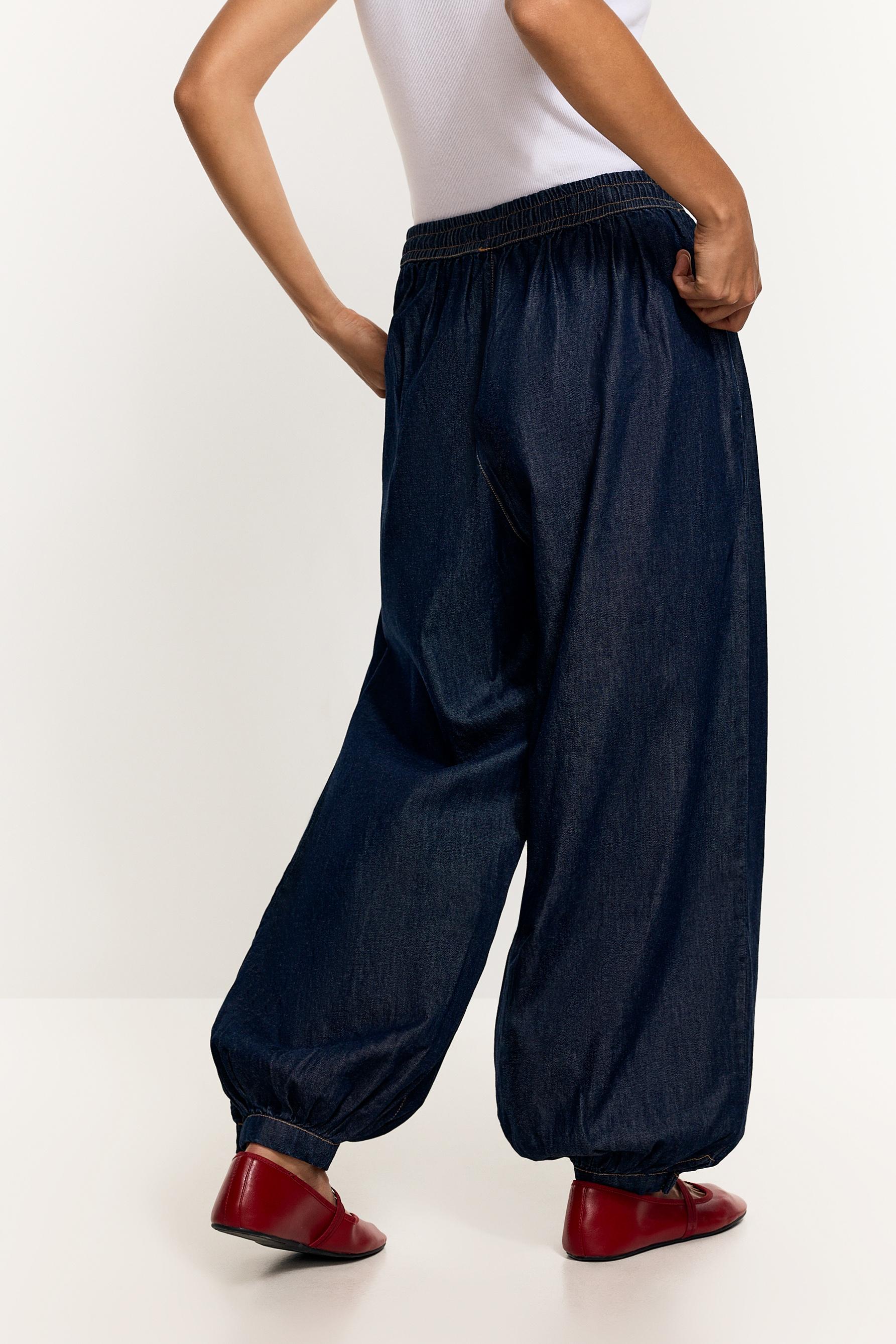 Lightweight sarouel jeans — NAVY