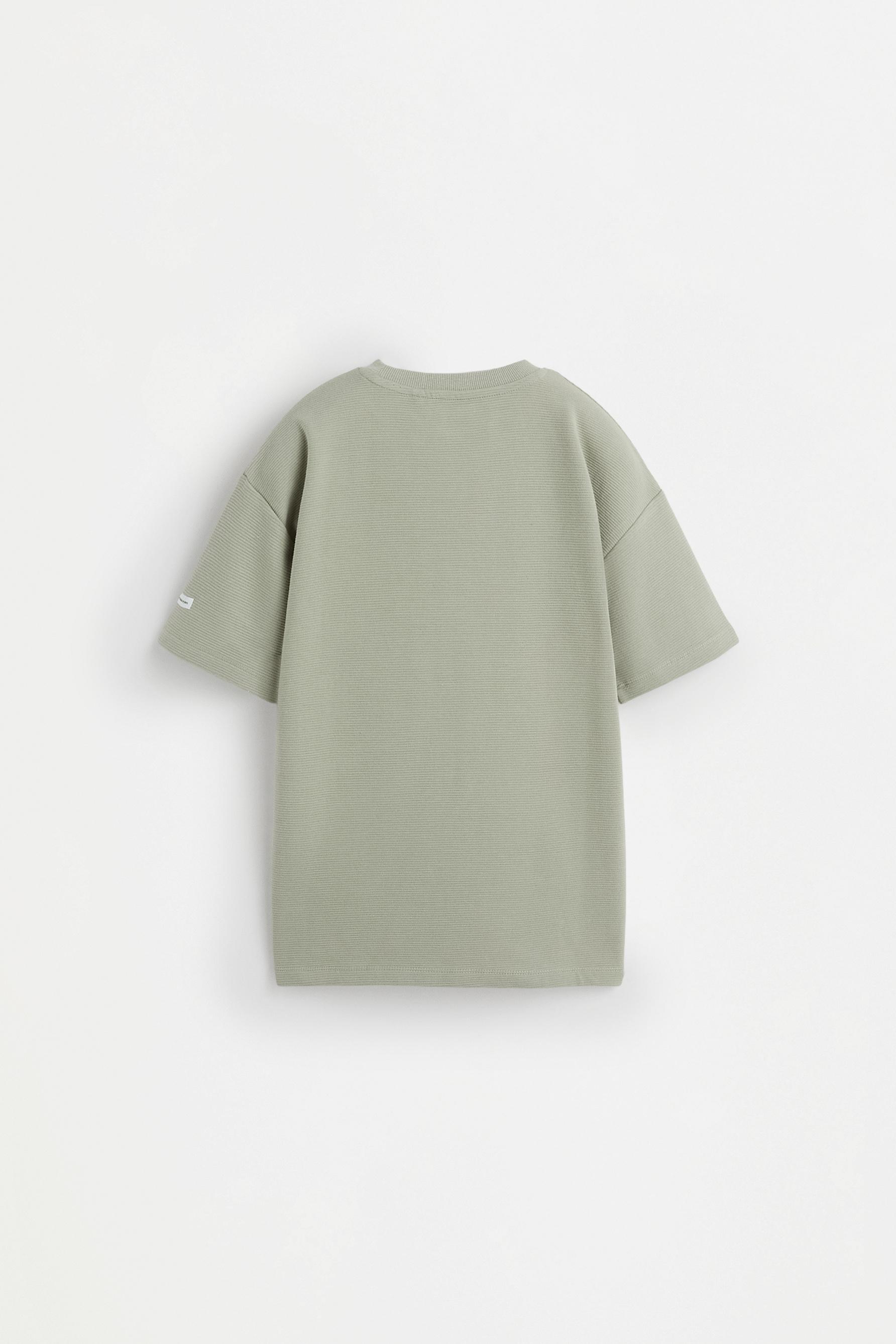 Ottoman T-shirt with pocket — PALE KHAKI