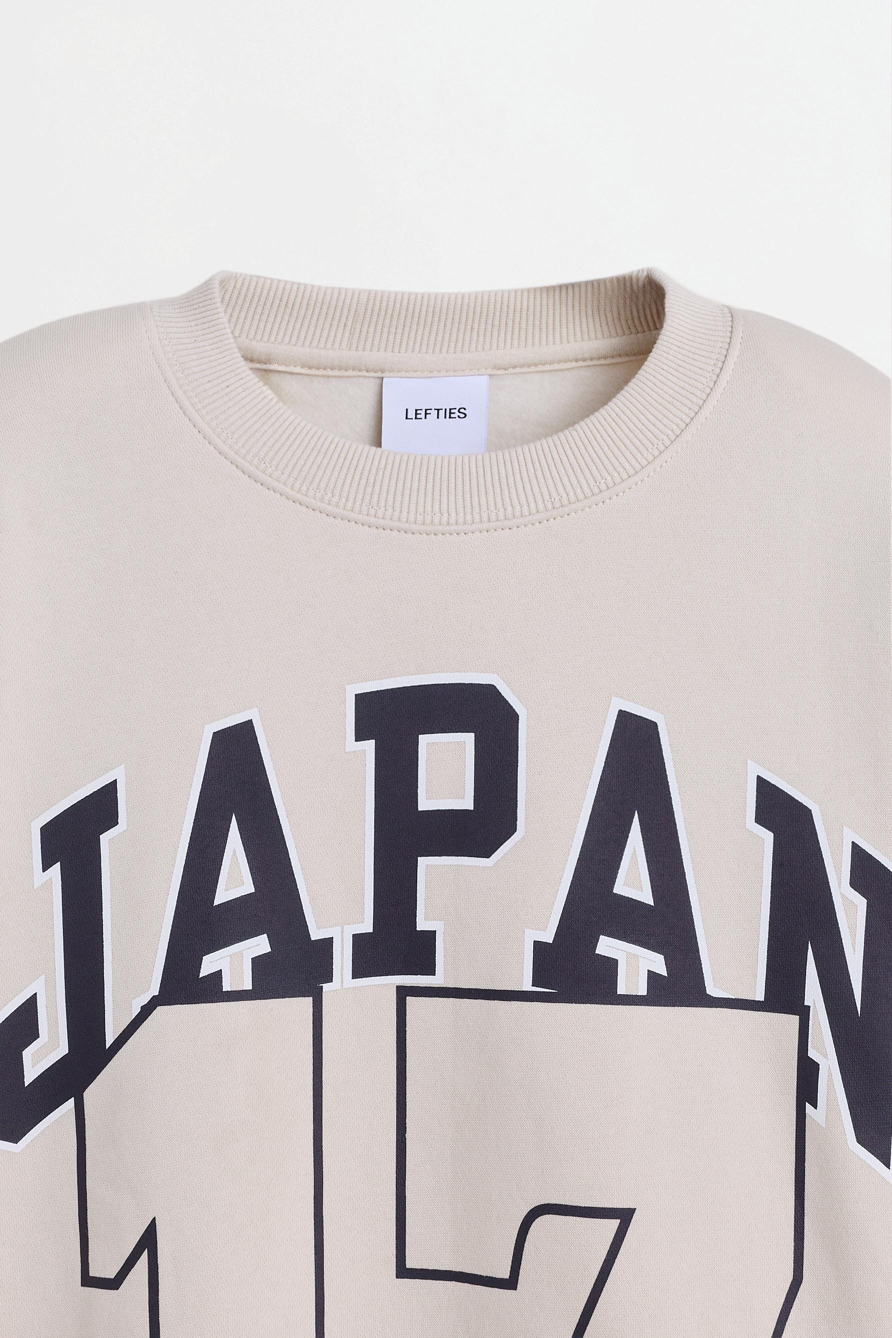 Printed sweatshirt — MEDIUM ECRU