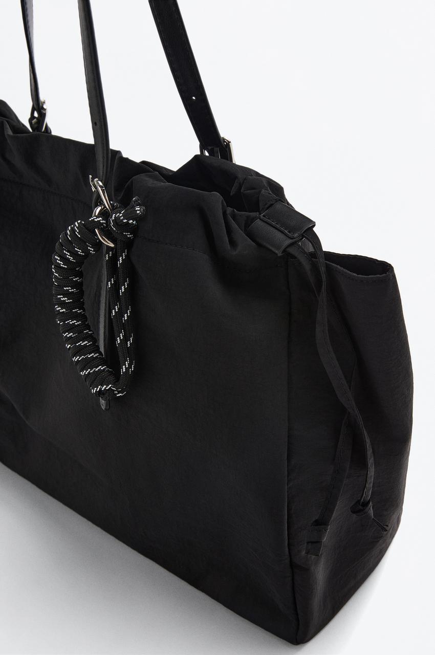 Trench shopper bag with charm Baby Girl Kids Lefties Turkey